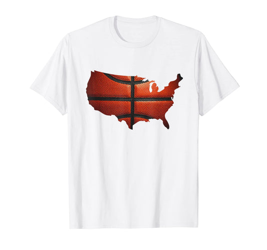 America Basketball Team Us Hoops Country T-Shirt - Unique Graphic Unisex - T-Shirt, Sweatshirt, Hoodie