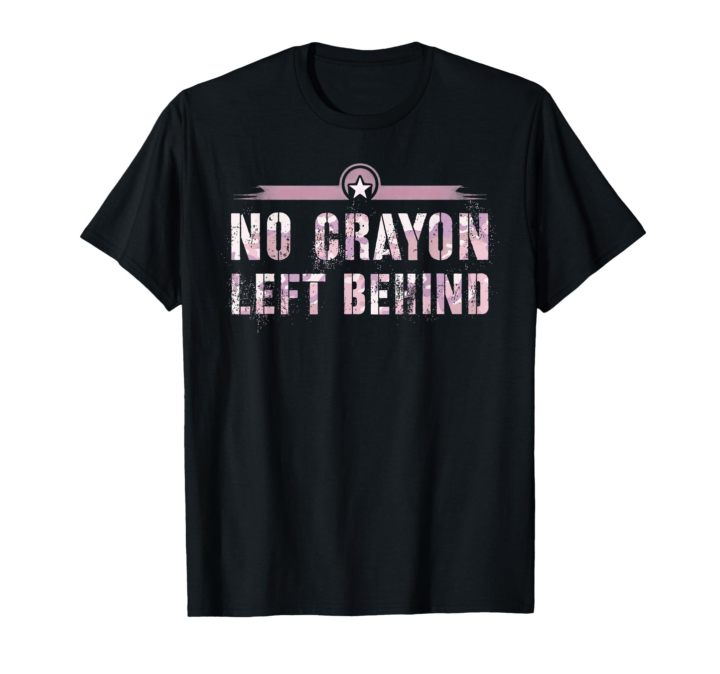No Crayon Left Behind Soldier Team T-Shirt - Unique Graphic Men Women - T-Shirt, Sweatshirt, Hoodie