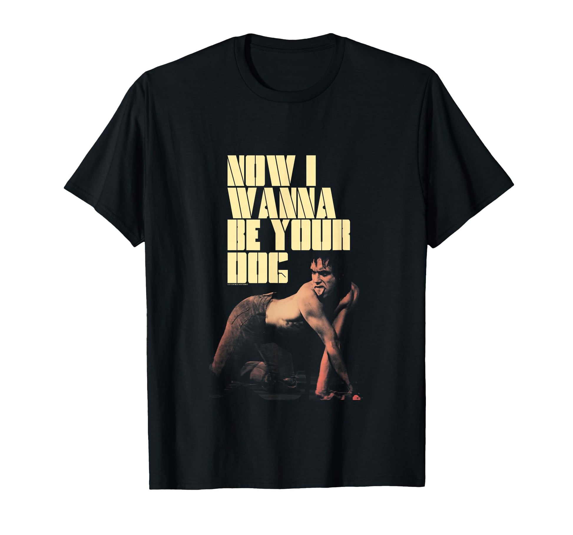 Iggy Pop Now I Wanna Be Your Dog T-Shirt - Fun Novelty Design for Adults - T-Shirt, Sweatshirt, Hoodie