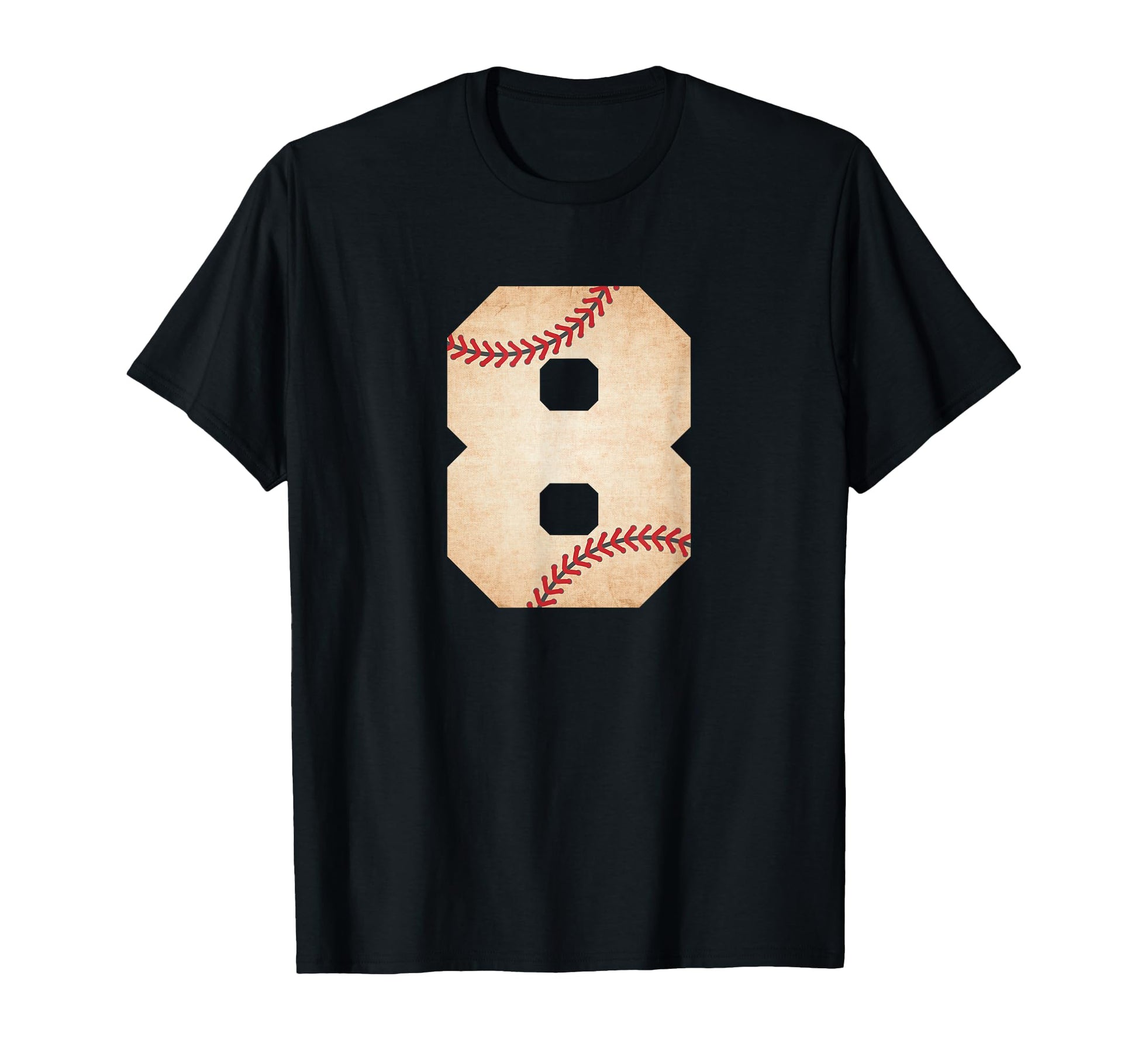 Baseball Number 8 Baseball Fan Mom T-Shirt - Minimalist Print Men Women - T-Shirt, Sweatshirt, Hoodie