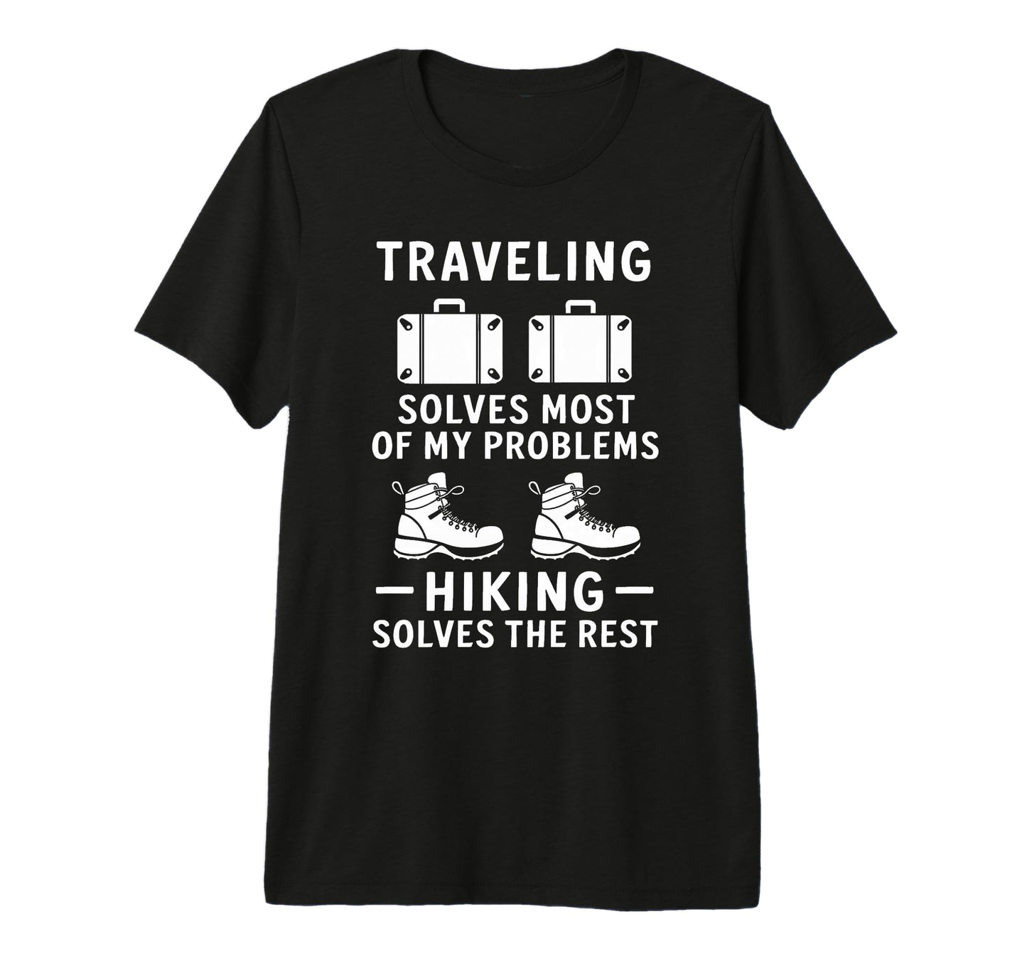 Traveling And Hiking Gifts Fathers T-Shirt - Minimalist Print Men Women - T-Shirt, Sweatshirt, Hoodie