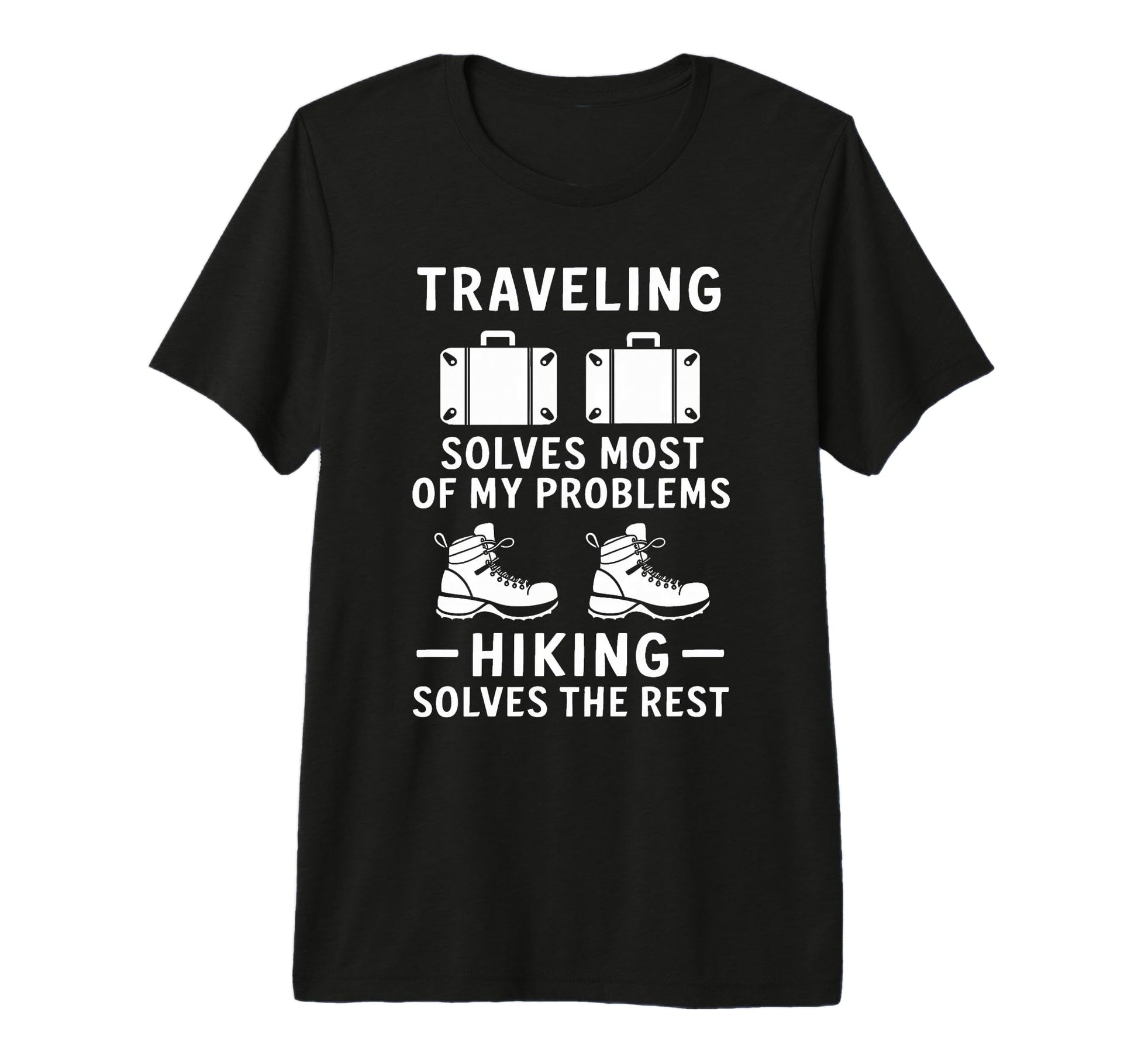Traveling And Hiking Gifts Fathers T-Shirt - Minimalist Print Men Women - T-Shirt, Sweatshirt, Hoodie
