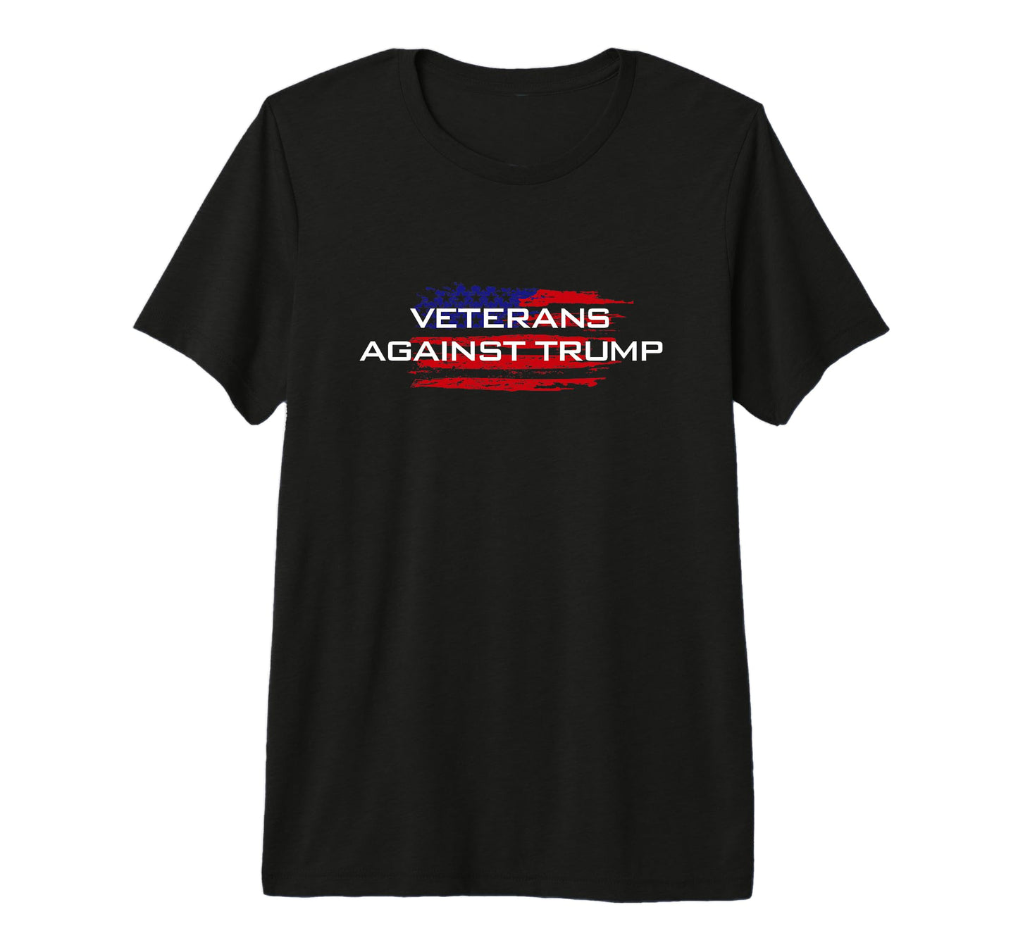 Veterans Against Trump Anti Trump Tri Blend T-Shirt - Trendy Graphic Unisex - T-Shirt, Sweatshirt, Hoodie