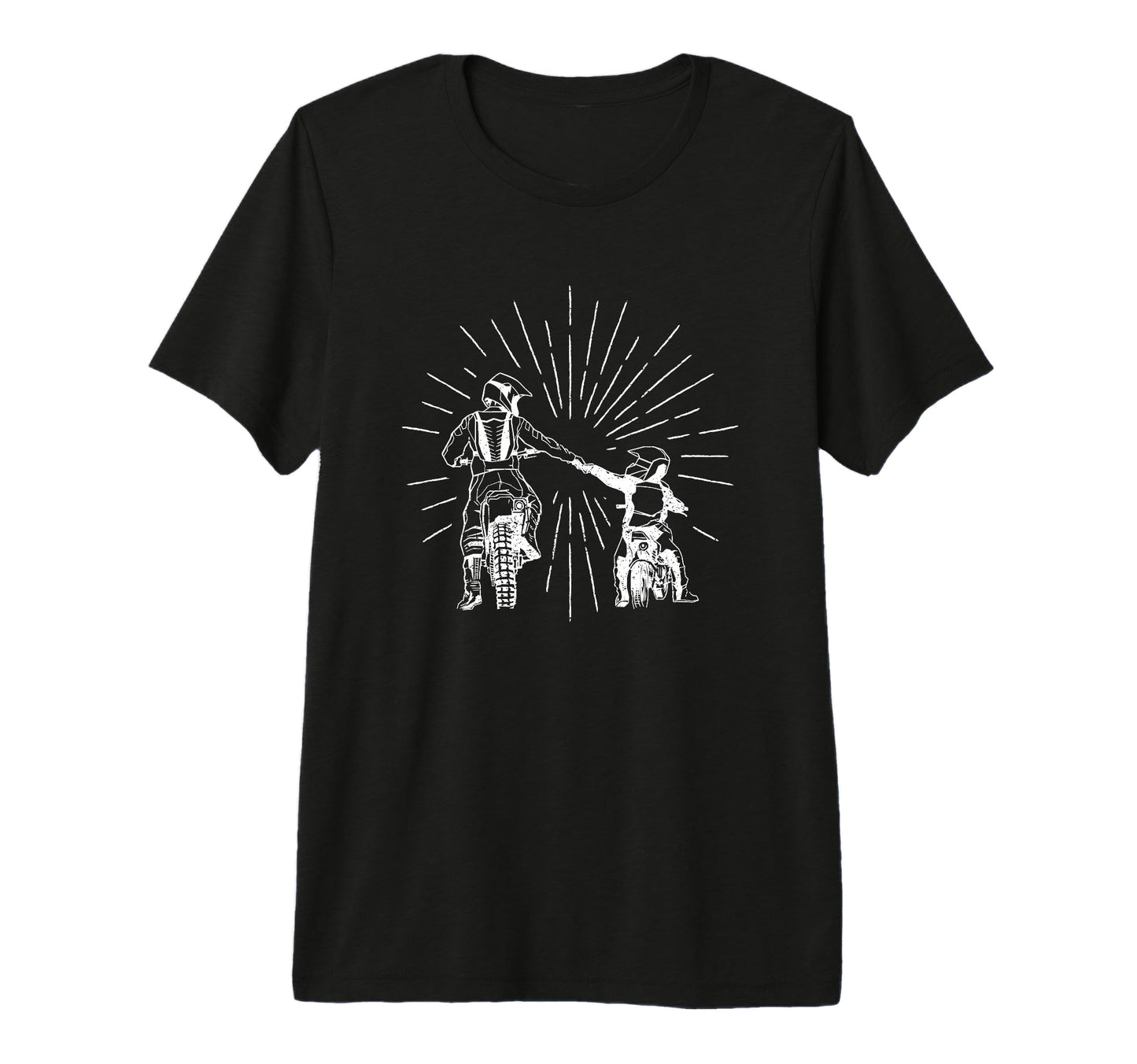 Dad Dirt Bike Rider Motocross T-Shirt - Casual Everyday Wear for Adults - T-Shirt, Sweatshirt, Hoodie