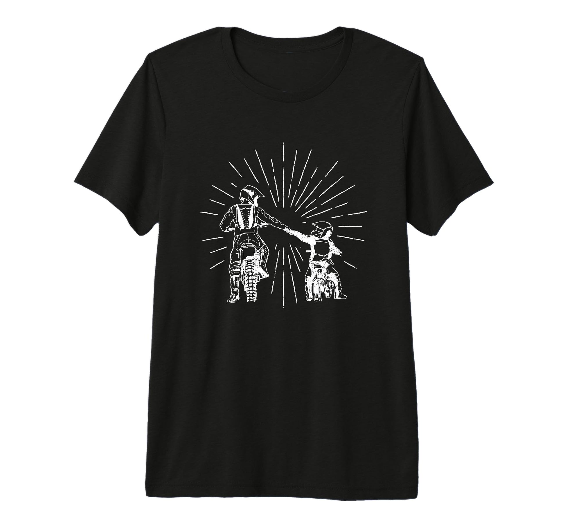 Dad Dirt Bike Rider Motocross T-Shirt - Casual Everyday Wear for Adults - T-Shirt, Sweatshirt, Hoodie