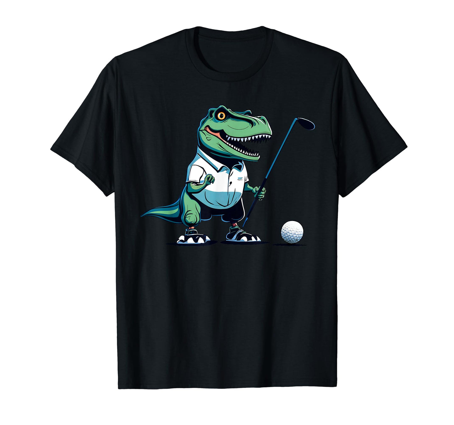 Golf Dinosaur Trex Dad Golfing T-Shirt - Fun Novelty Design for Adults - T-Shirt, Sweatshirt, Hoodie