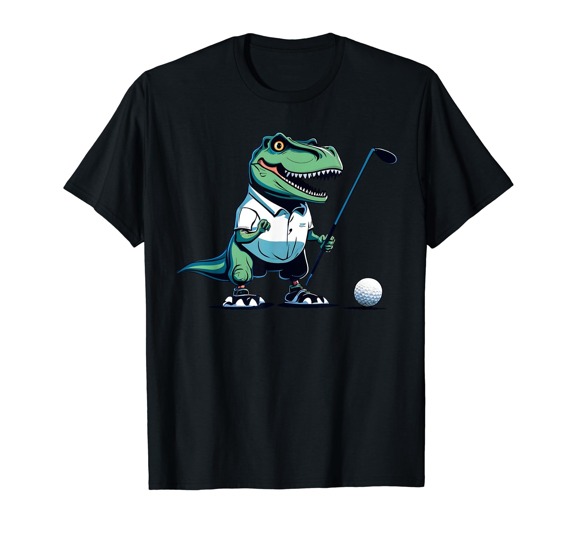 Golf Dinosaur Trex Dad Golfing T-Shirt - Fun Novelty Design for Adults - T-Shirt, Sweatshirt, Hoodie