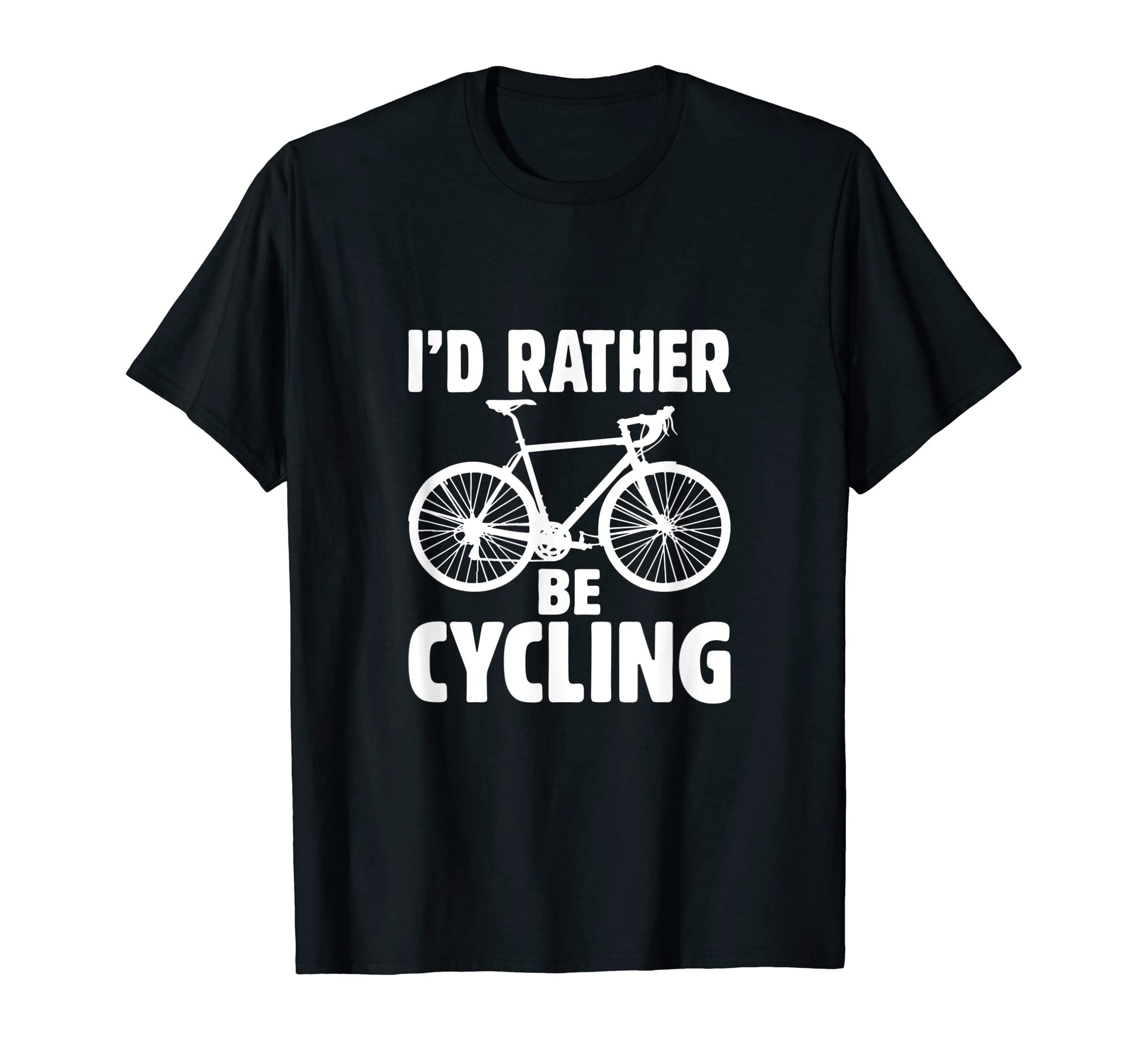 Id Rather Be Cycling Biker Mountain T-Shirt - Custom Art Print Men Women - T-Shirt, Sweatshirt, Hoodie