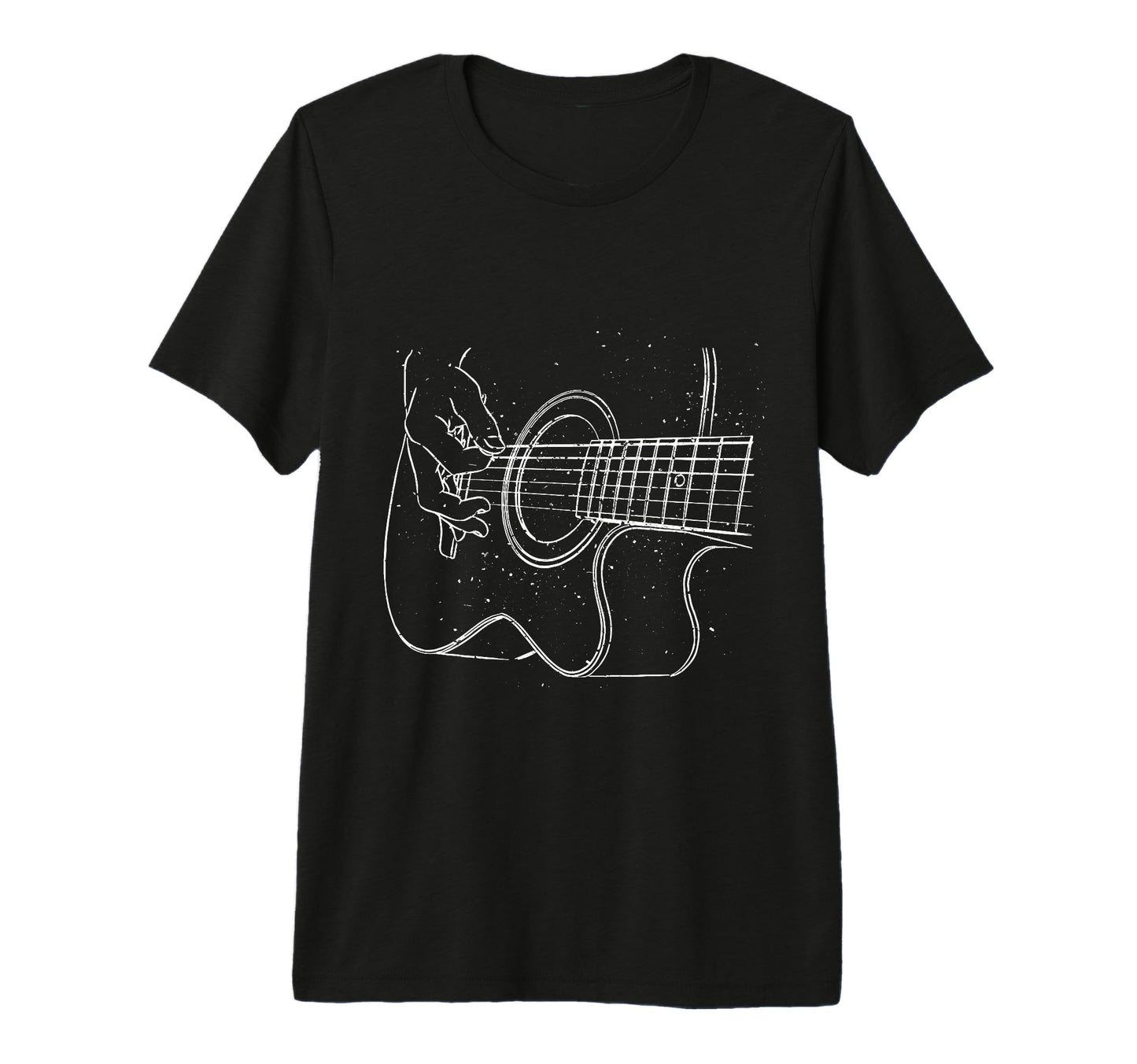 Rocking Acoustic Guitar Music T-Shirt - Streetwear Style for Adults - T-Shirt, Sweatshirt, Hoodie