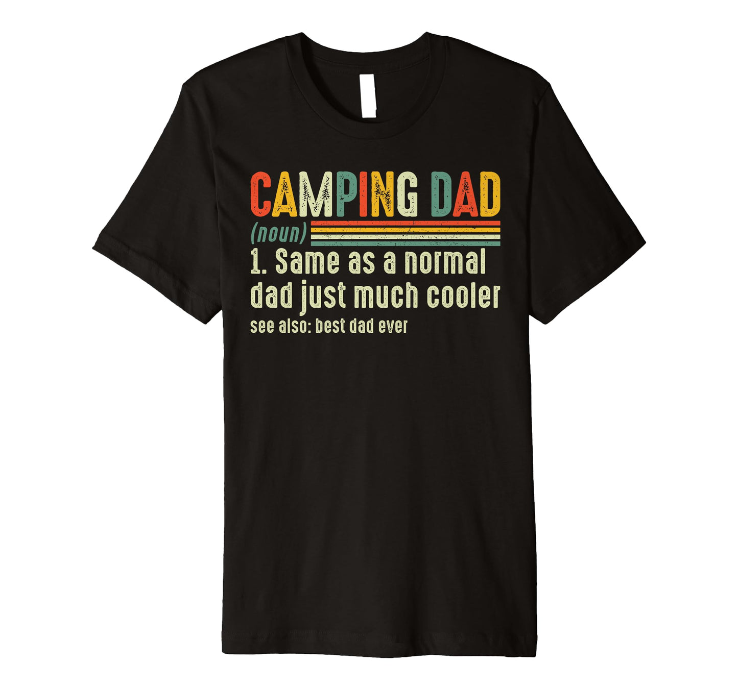 Camping Dad Definition Fathers Day T-Shirt - Trendy Graphic for Adults - T-Shirt, Sweatshirt, Hoodie