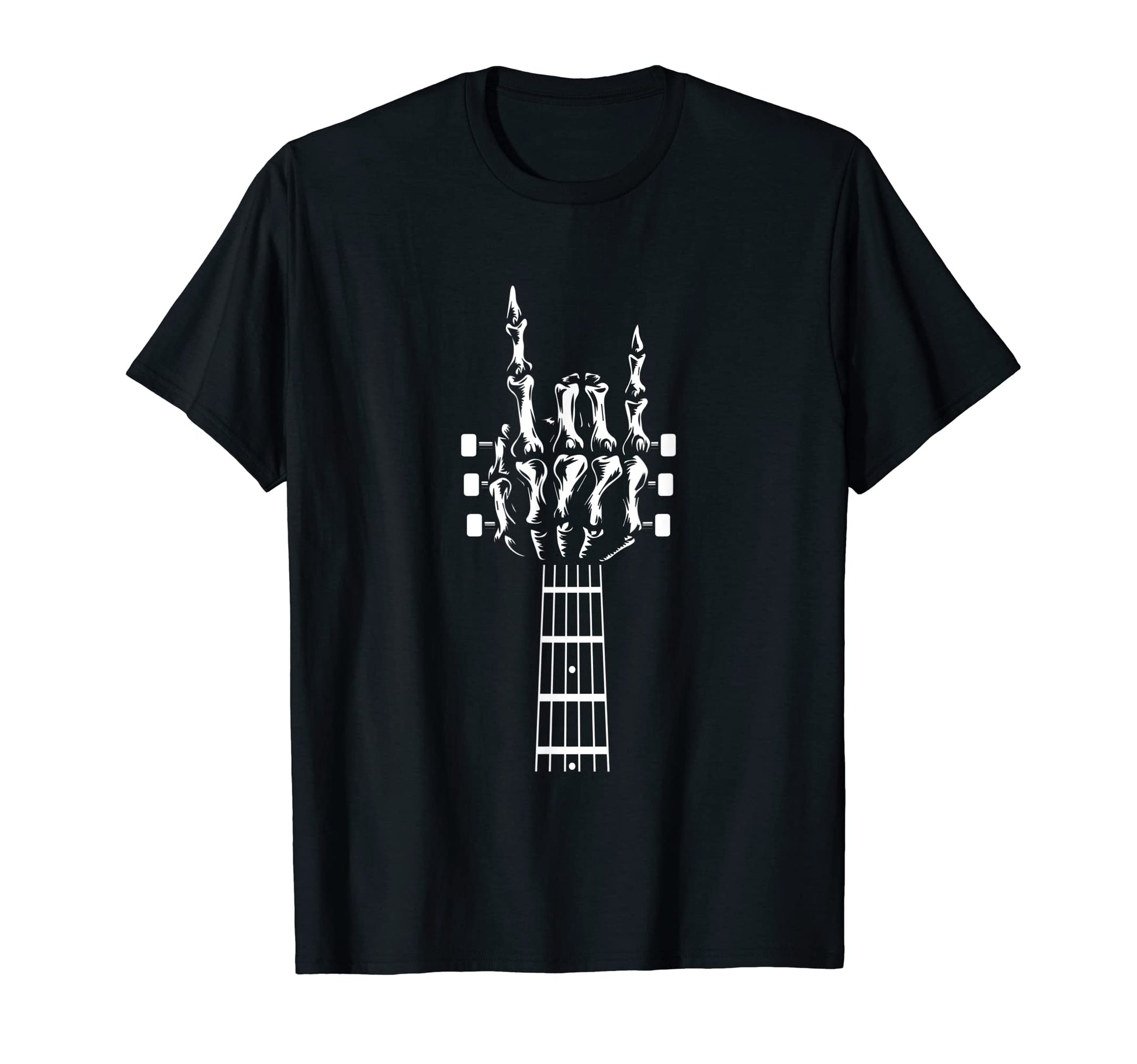 Guitar Sign Horns Rock Hardrock Heavy T-Shirt - Unique Graphic Men Women - T-Shirt, Sweatshirt, Hoodie