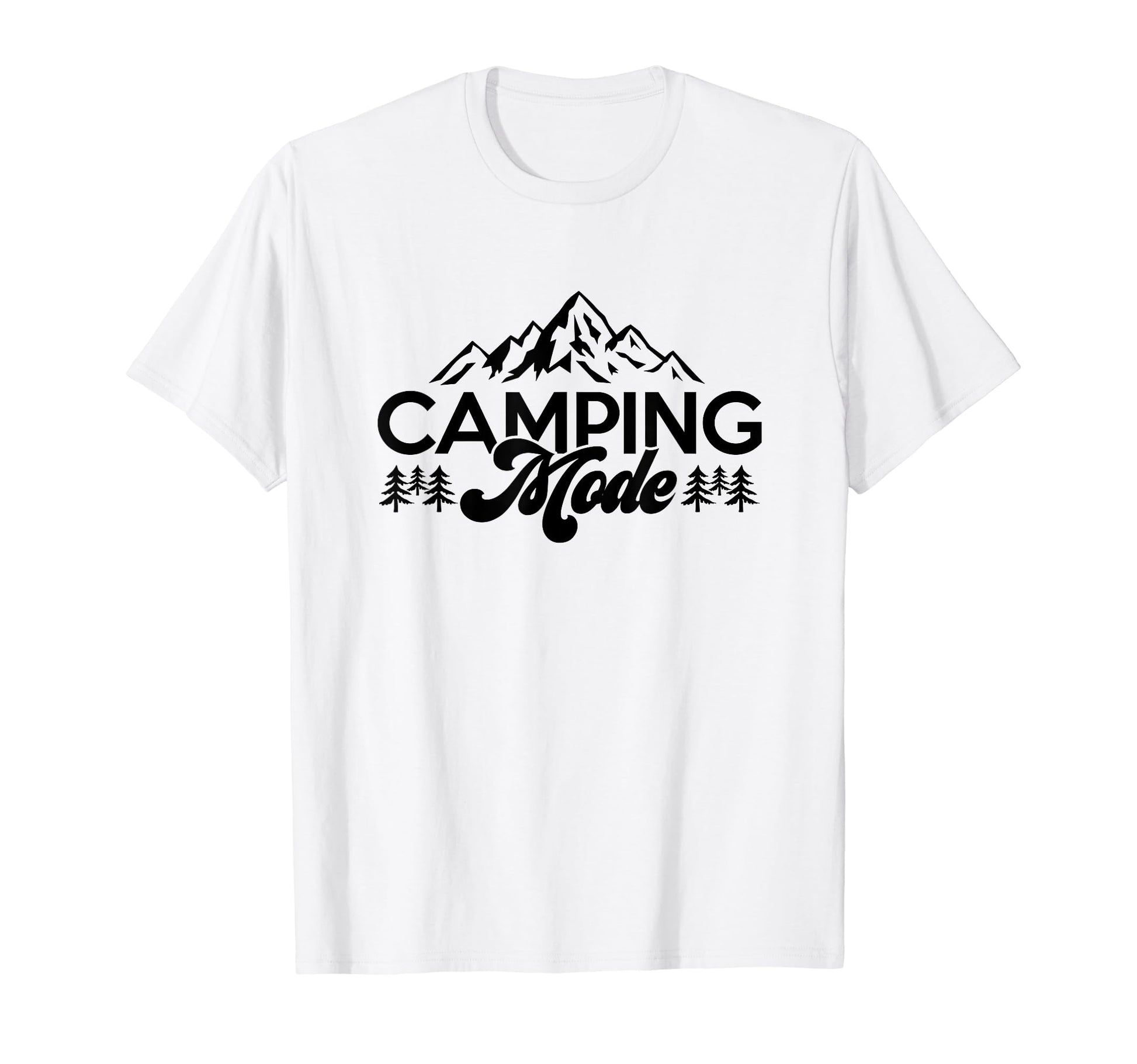 Camping Mode Nature Lover Camper Dad T-Shirt - Graphic Print for Adults - T-Shirt, Sweatshirt, Hoodie