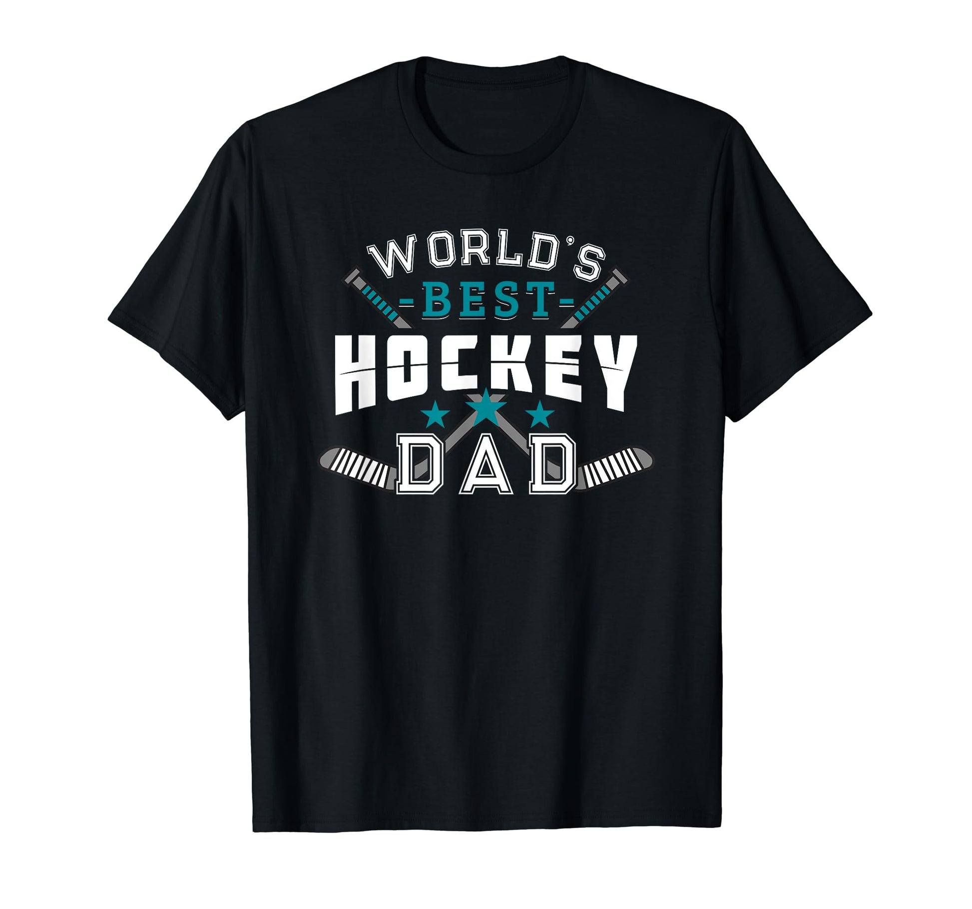 Hockey Dad Ice Funny Proud Fathers Day T-Shirt - Graphic Print Men Women - T-Shirt, Sweatshirt, Hoodie