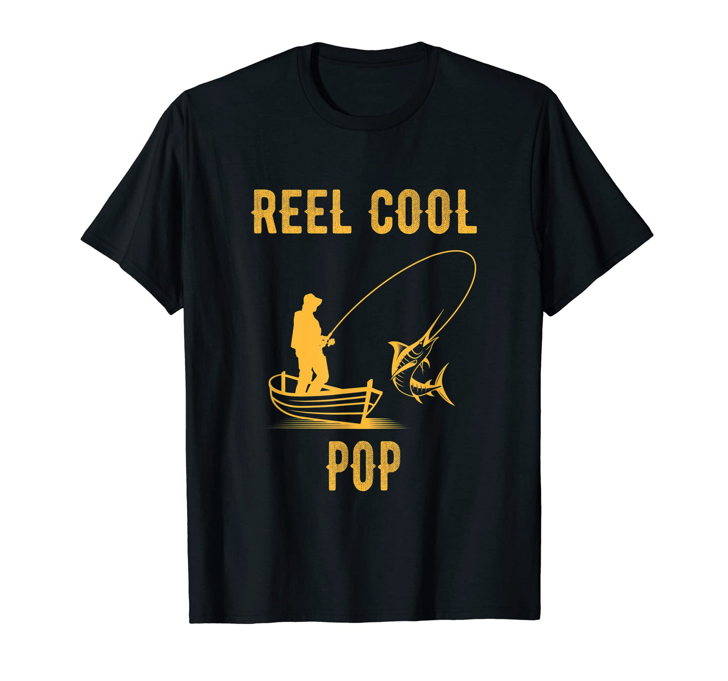Mens Fathers Day Reel Pop Fishing T-Shirt - Casual Everyday Wear Unisex - T-Shirt, Sweatshirt, Hoodie