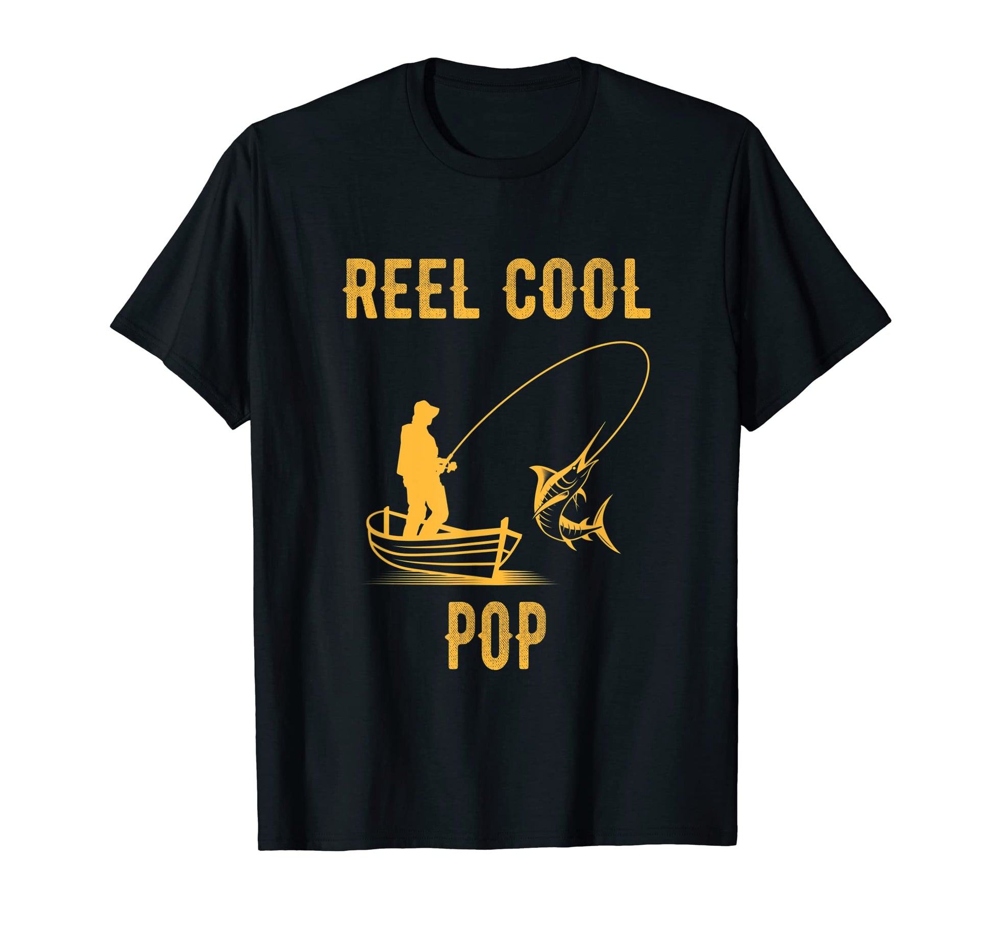 Mens Fathers Day Reel Pop Fishing T-Shirt - Casual Everyday Wear Unisex - T-Shirt, Sweatshirt, Hoodie