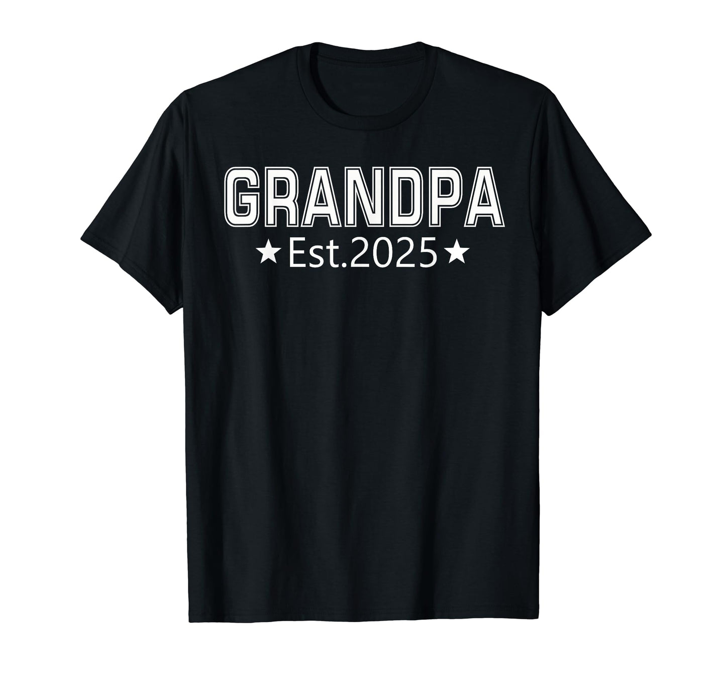Announcement Promoted To Grandpa Est 2025 T-Shirt - Graphic Print Men Women - T-Shirt, Sweatshirt, Hoodie