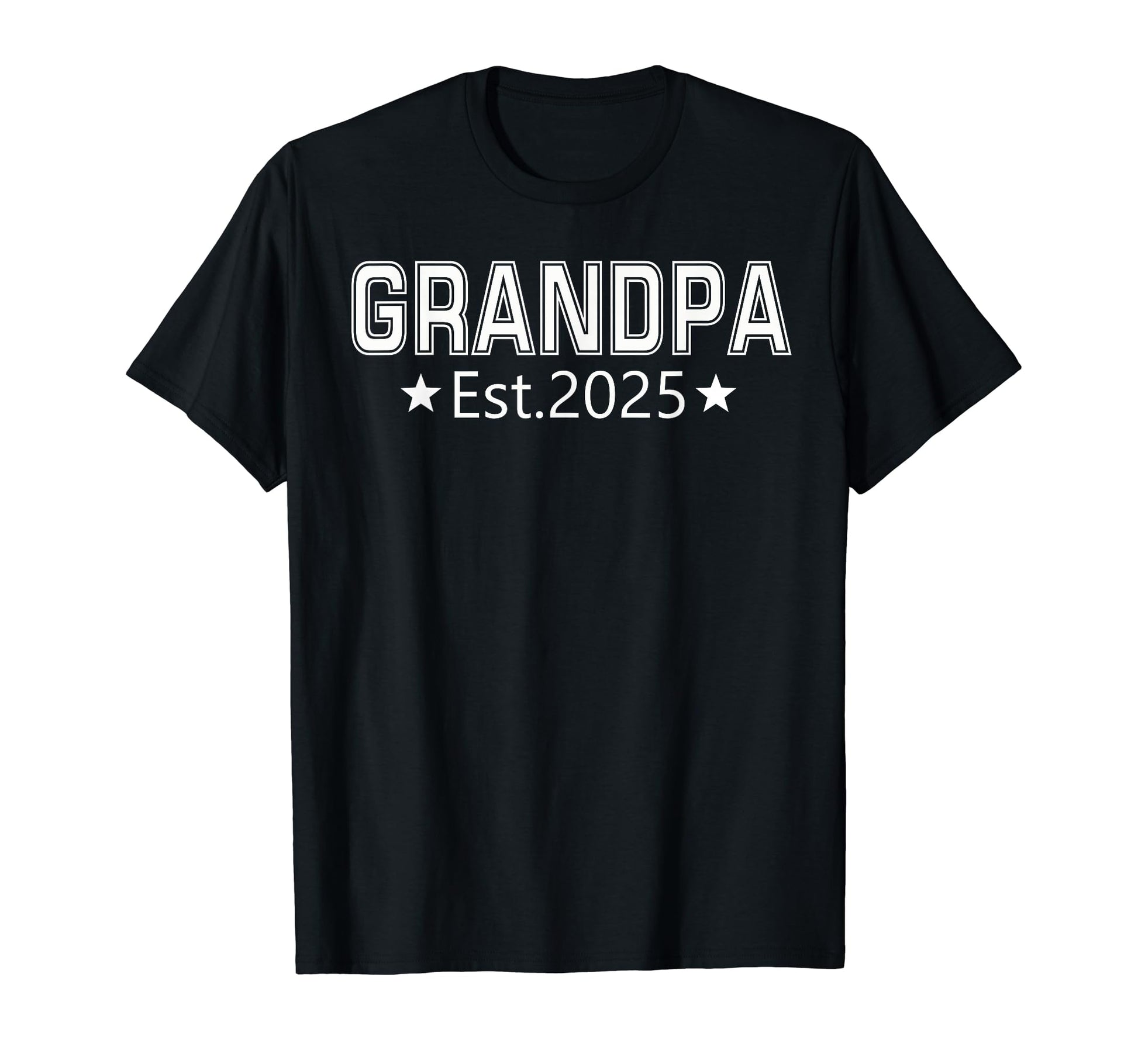 Announcement Promoted To Grandpa Est 2025 T-Shirt - Graphic Print Men Women - T-Shirt, Sweatshirt, Hoodie