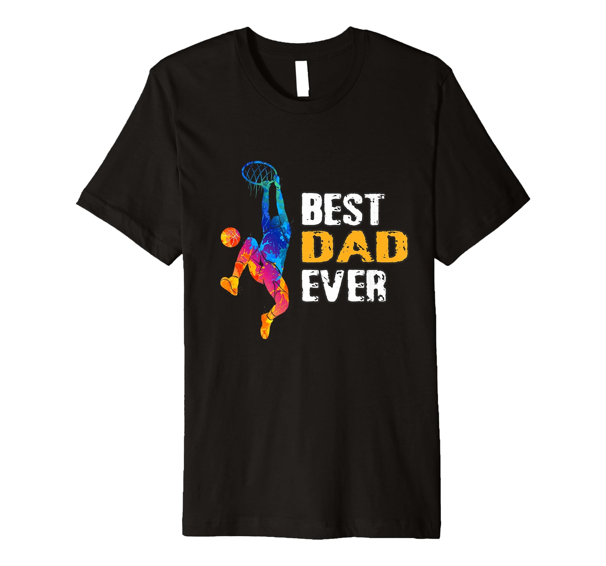 Basketball Father Basketball Dad T-Shirt - Custom Art Print Men Women - T-Shirt, Sweatshirt, Hoodie