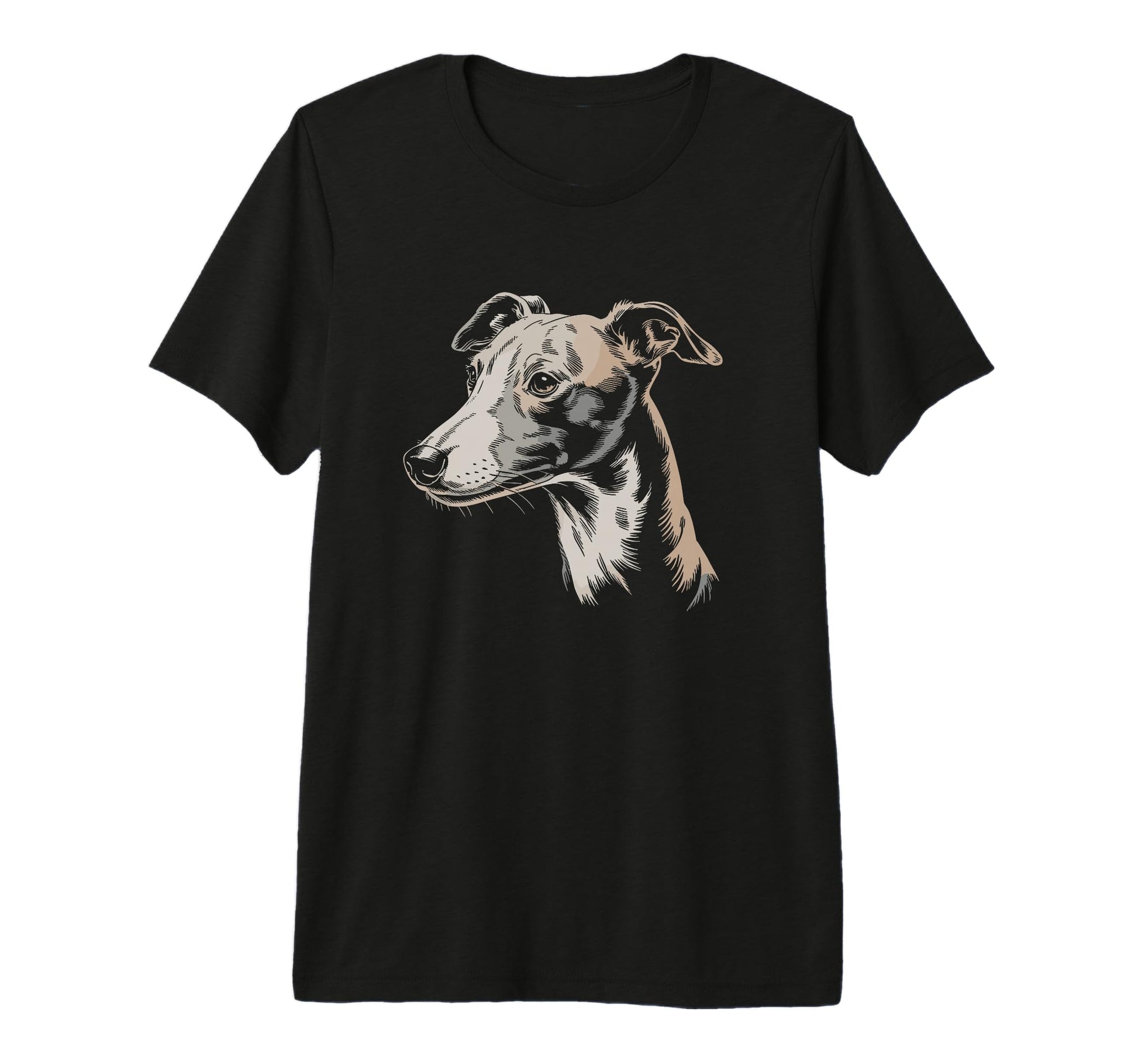 Mom Dad Whippet Dog Owner Hiking Lover Tri T-Shirt - Trendy Graphic Unisex - T-Shirt, Sweatshirt, Hoodie