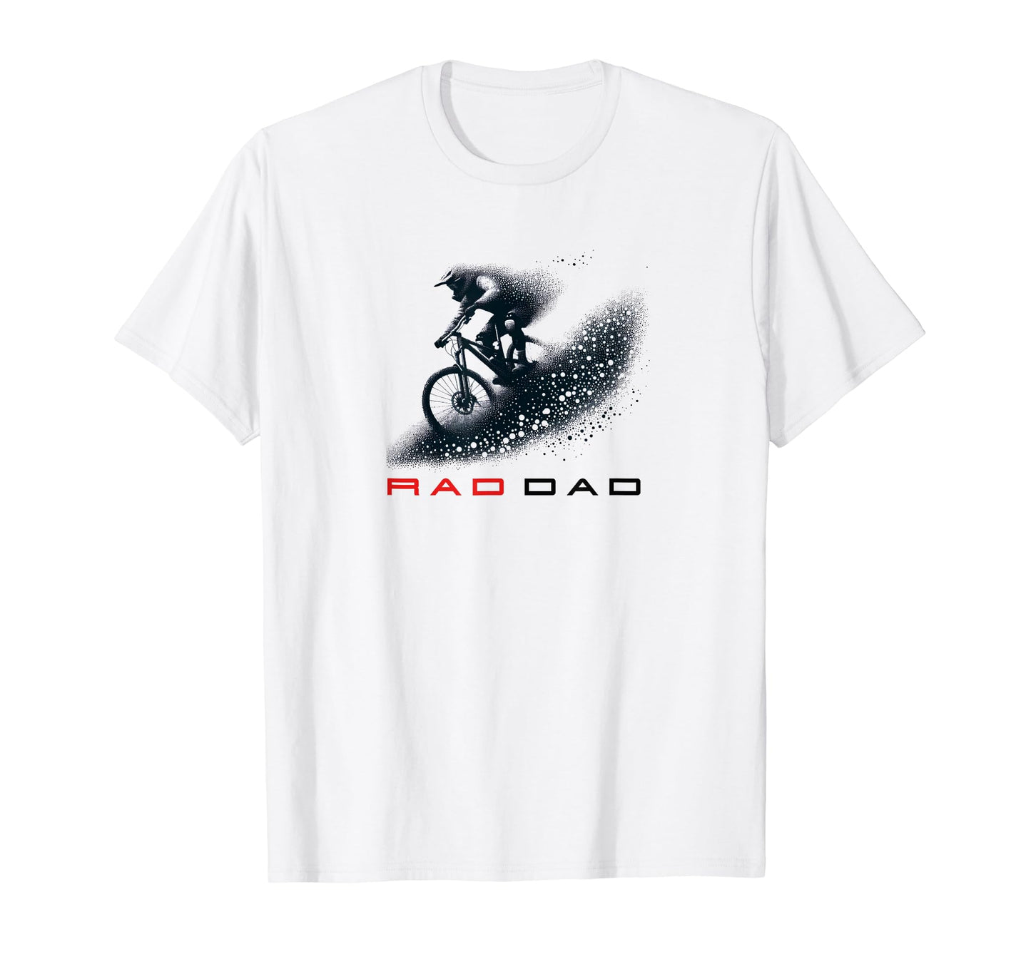 Rad Dad Mountain Biker Mtb Unique T-Shirt - Graphic Print Men Women - T-Shirt, Sweatshirt, Hoodie