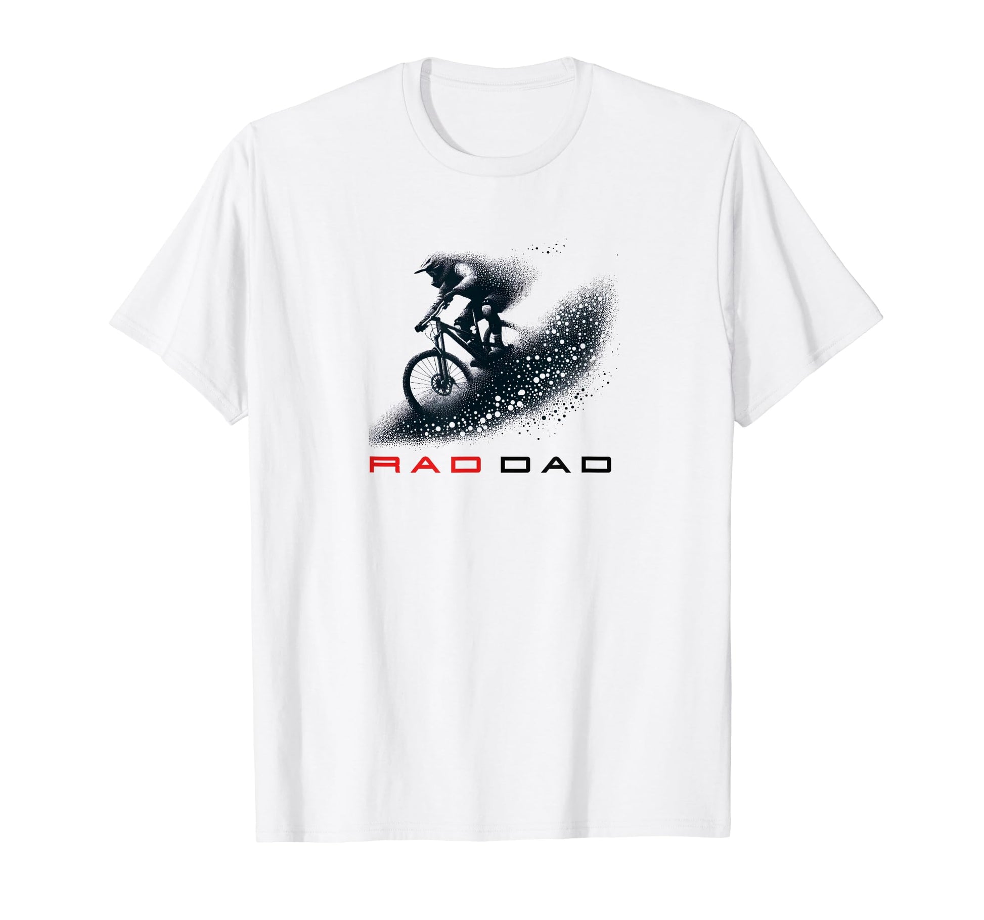 Rad Dad Mountain Biker Mtb Unique T-Shirt - Graphic Print Men Women - T-Shirt, Sweatshirt, Hoodie