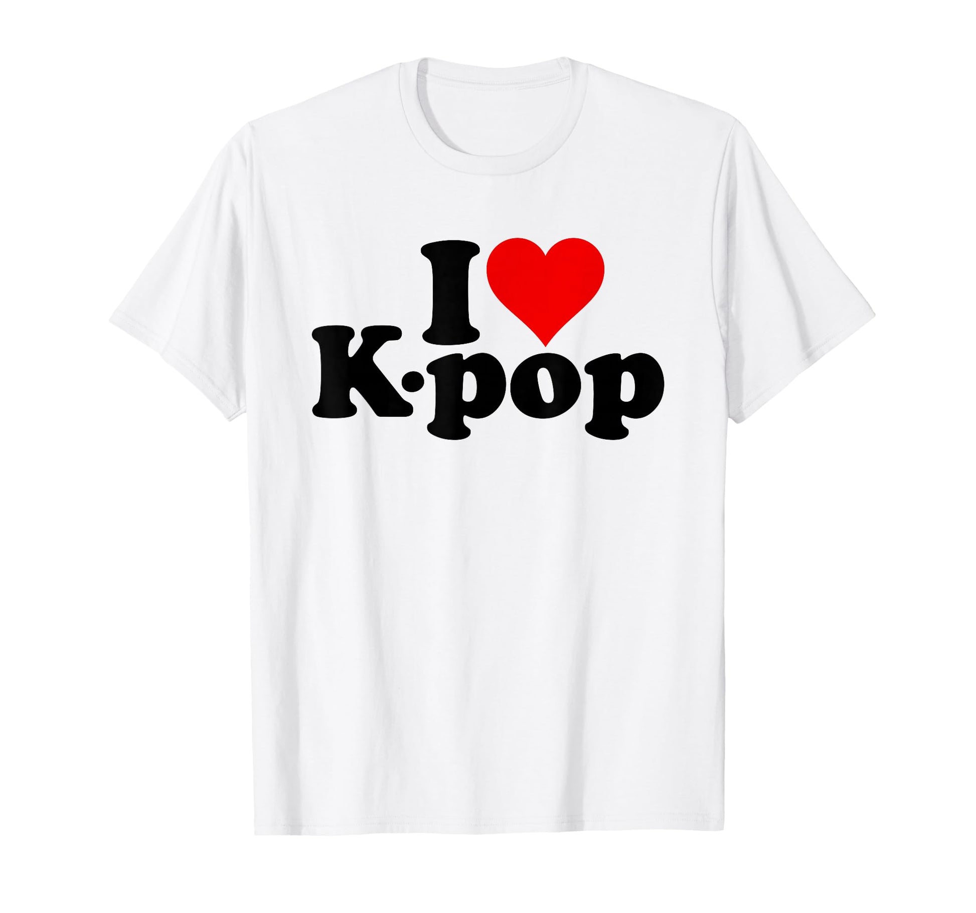 I Love Heart K Pop K Pop Korean Pop T-Shirt - Custom Art Print for Adults - T-Shirt, Sweatshirt, Hoodie