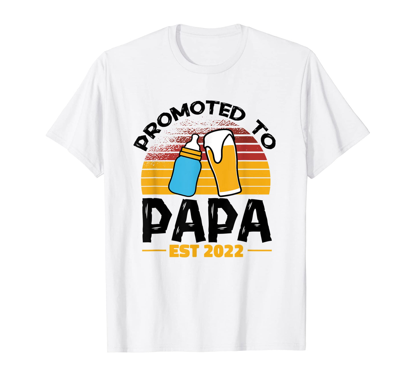 Mens First Time Grandpa Promoted To T-Shirt - Aesthetic Graphic Unisex - T-Shirt, Sweatshirt, Hoodie