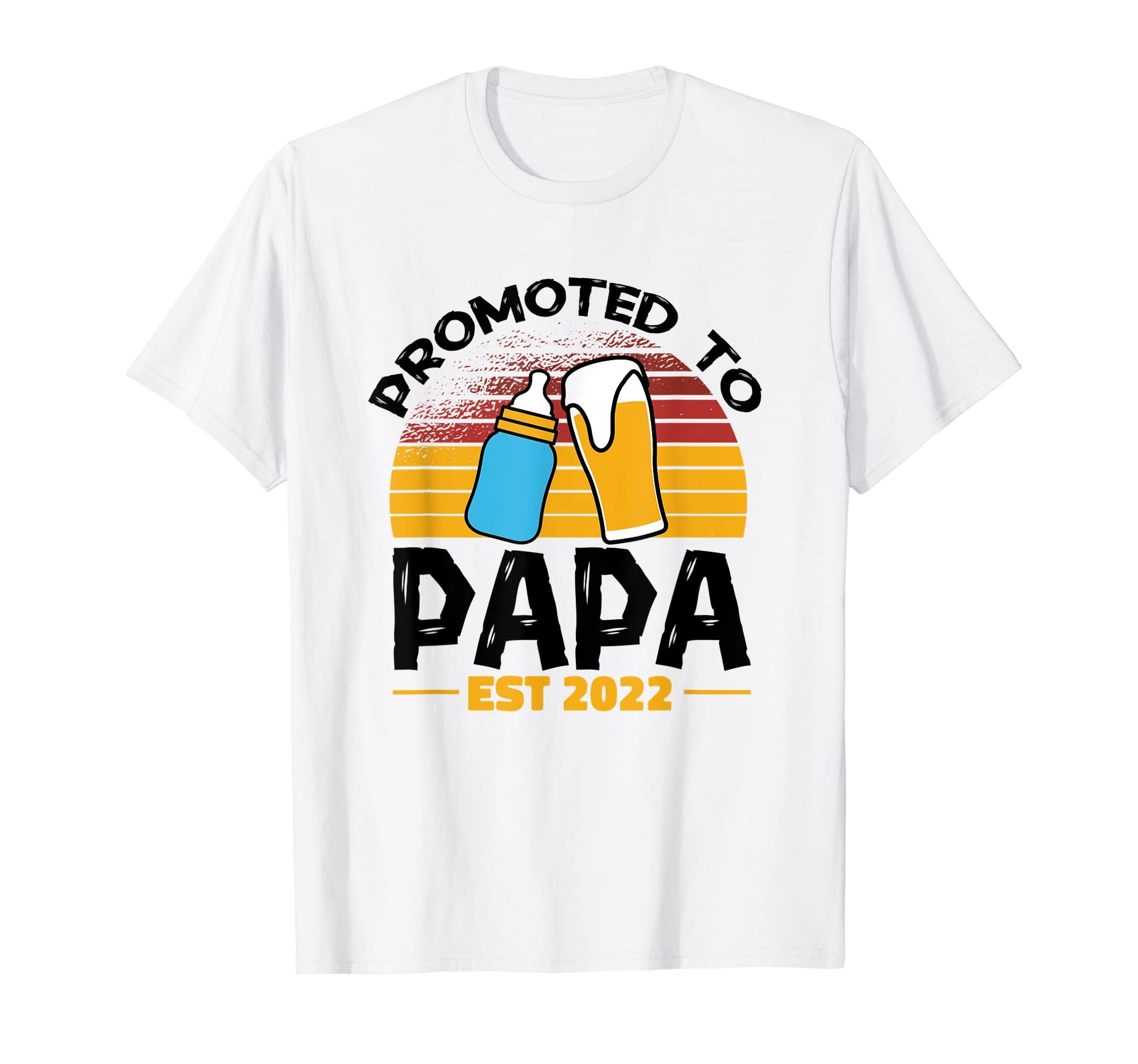 Mens First Time Grandpa Promoted To T-Shirt - Aesthetic Graphic Unisex - T-Shirt, Sweatshirt, Hoodie