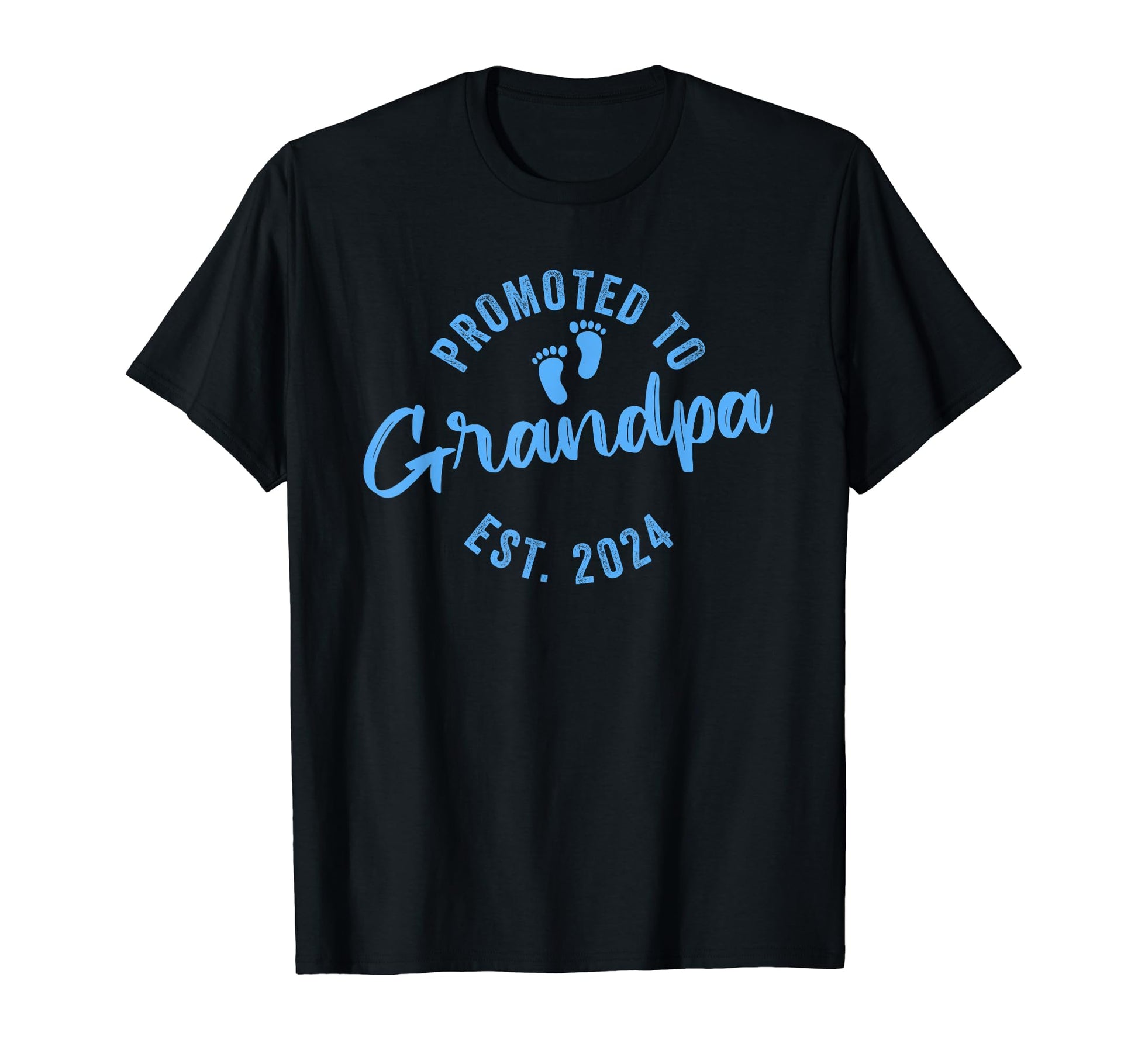 Promoted To Grandpa 2024 T-Shirt - Casual Everyday Wear Unisex - T-Shirt, Sweatshirt, Hoodie