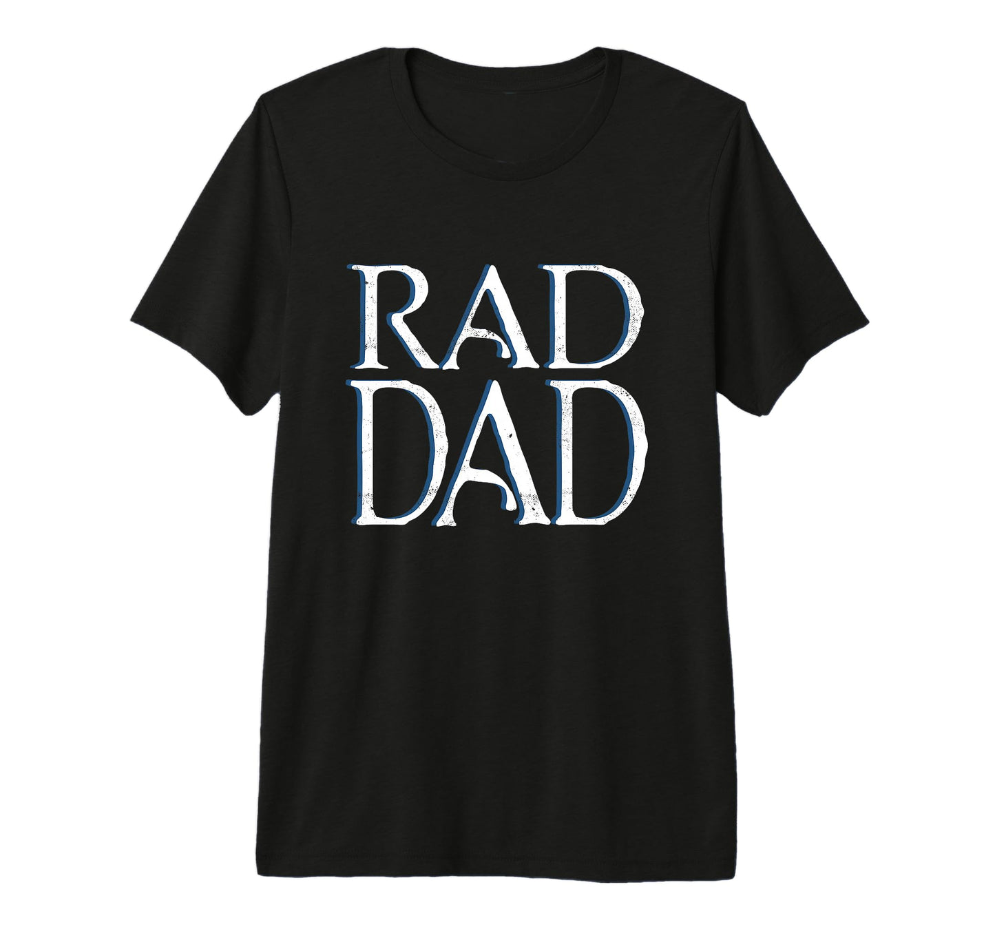Rad Dad Rad Dad Fathers Day Tri Blend T-Shirt - Unique Graphic Men Women - T-Shirt, Sweatshirt, Hoodie