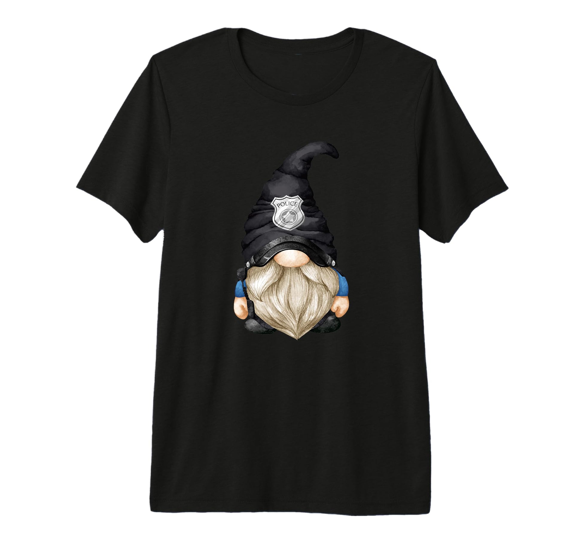 Policemen Gnome Police Dad And T-Shirt - Aesthetic Graphic for Adults - T-Shirt, Sweatshirt, Hoodie