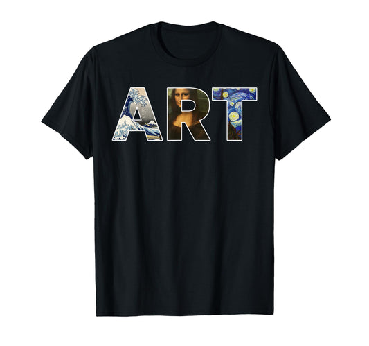Art Artist Painting Teacher Mona Lisa T-Shirt - Unique Graphic for Adults - T-Shirt, Sweatshirt, Hoodie