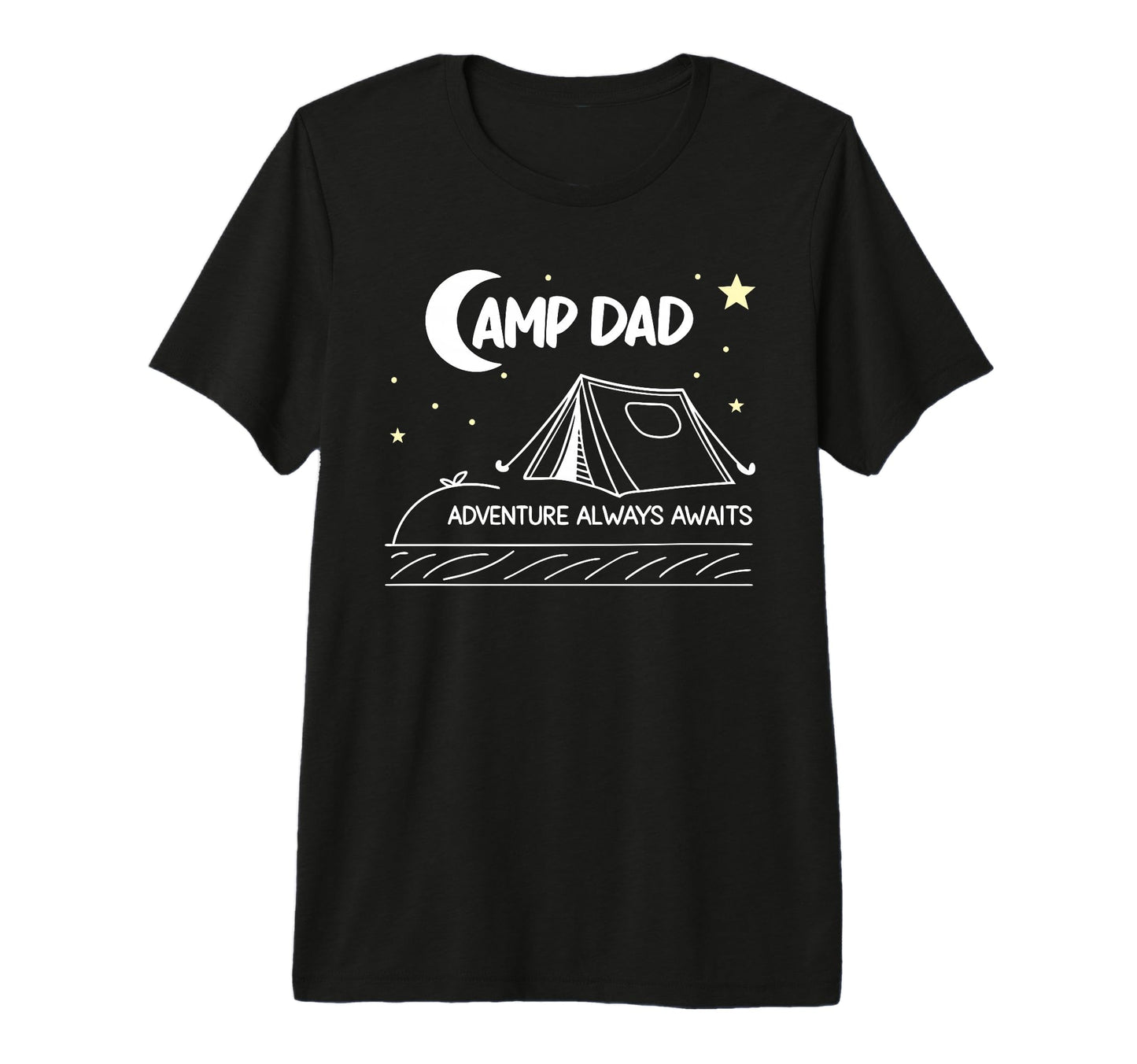 Mens Camp Dad Adventure Camping Fathers T-Shirt - Aesthetic Graphic Unisex - T-Shirt, Sweatshirt, Hoodie