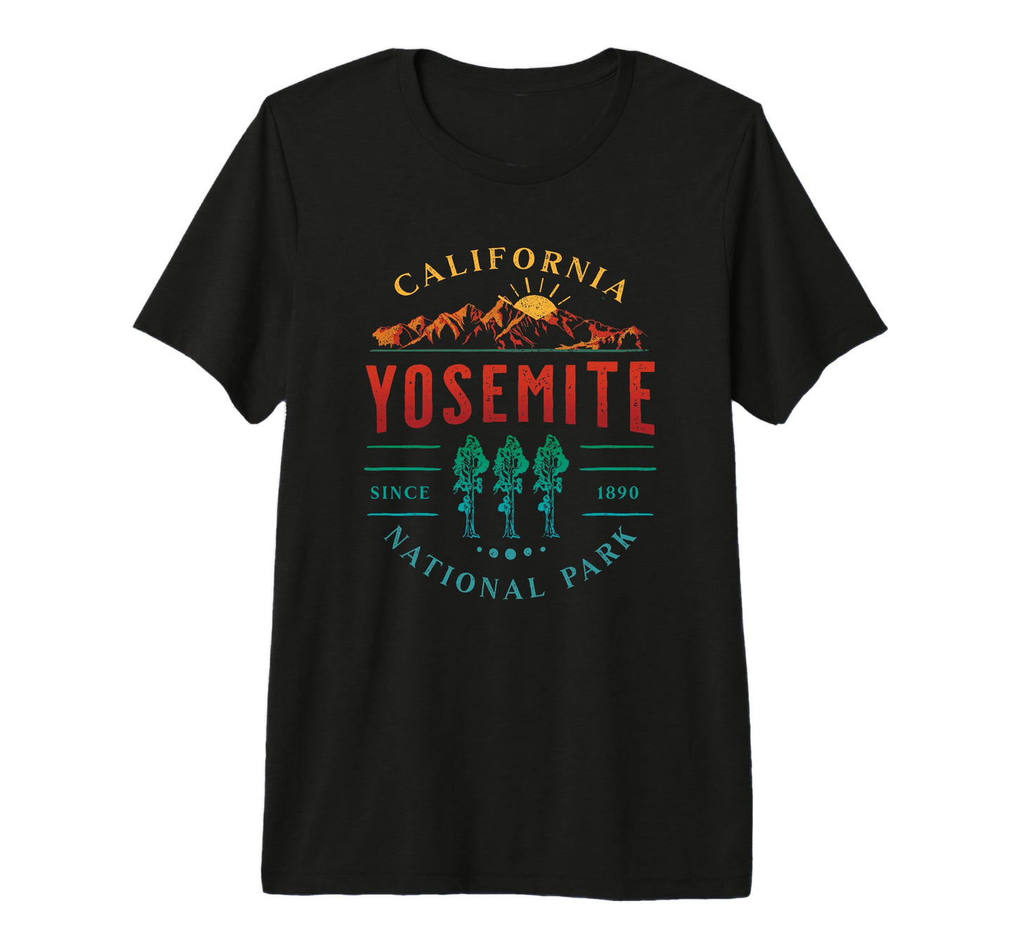 Yosemite National Park California Usa T-Shirt - Trendy Graphic Men Women - T-Shirt, Sweatshirt, Hoodie