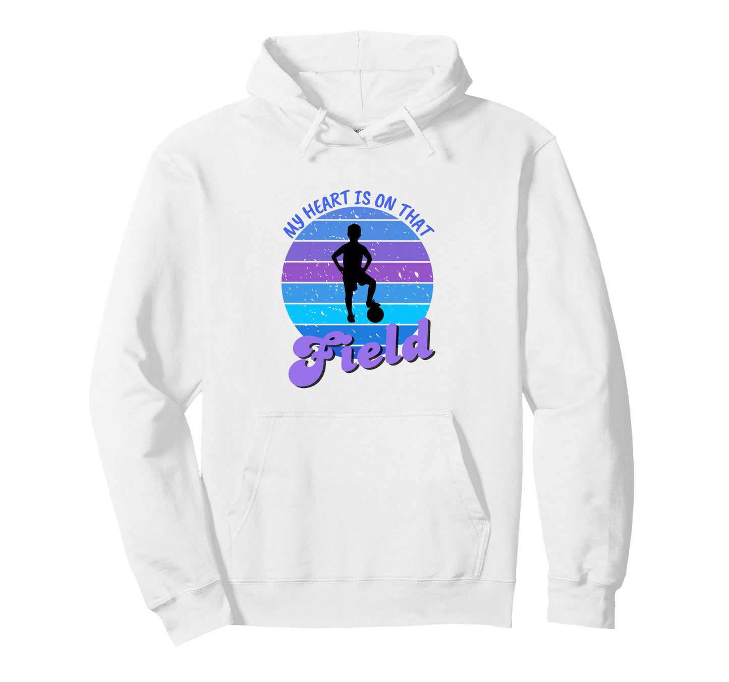 Soccer Mom My Heart Is That Field Hoodie - Trendy Graphic Men Women - T-Shirt, Sweatshirt, Hoodie