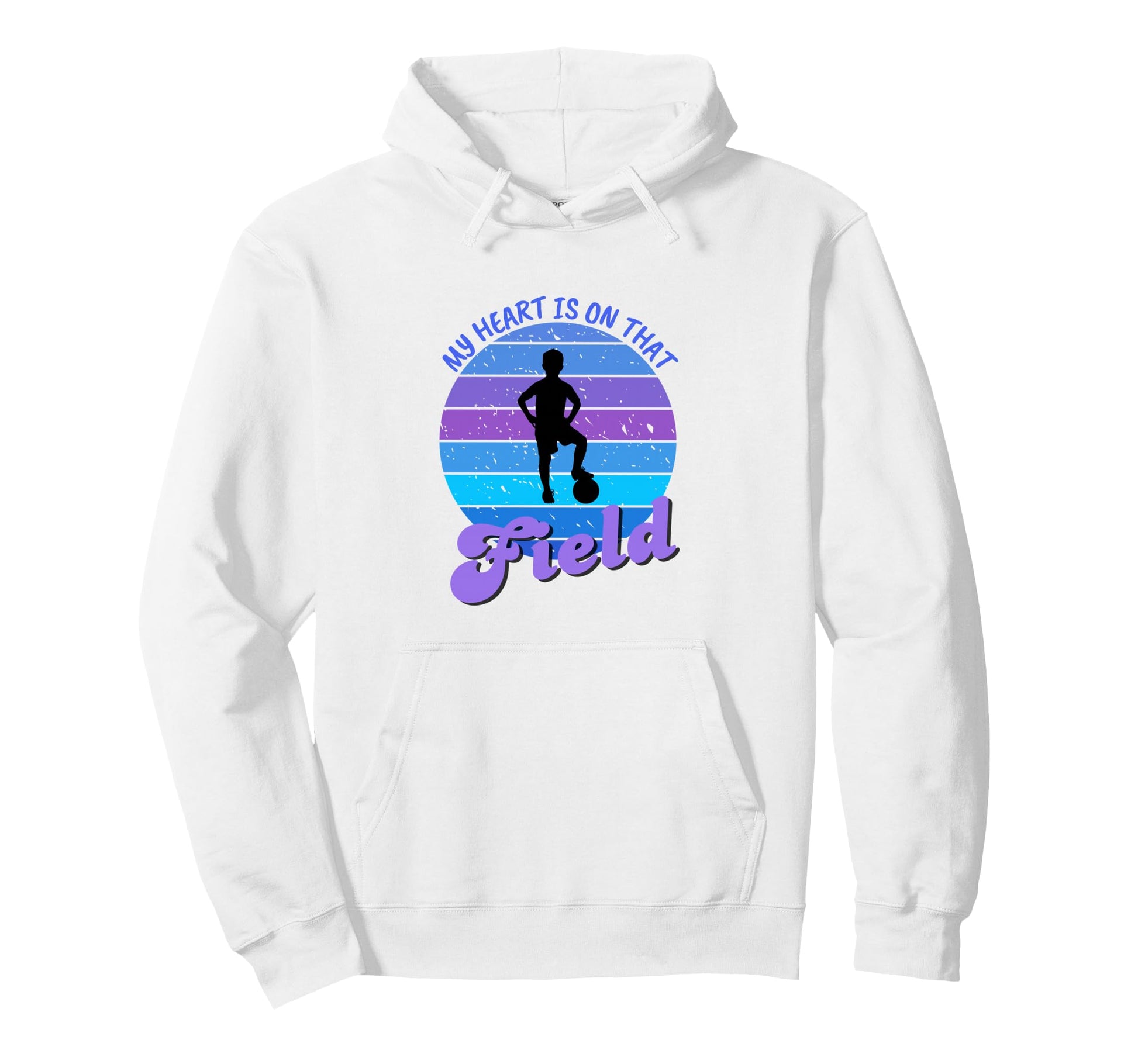 Soccer Mom My Heart Is That Field Hoodie - Trendy Graphic Men Women - T-Shirt, Sweatshirt, Hoodie