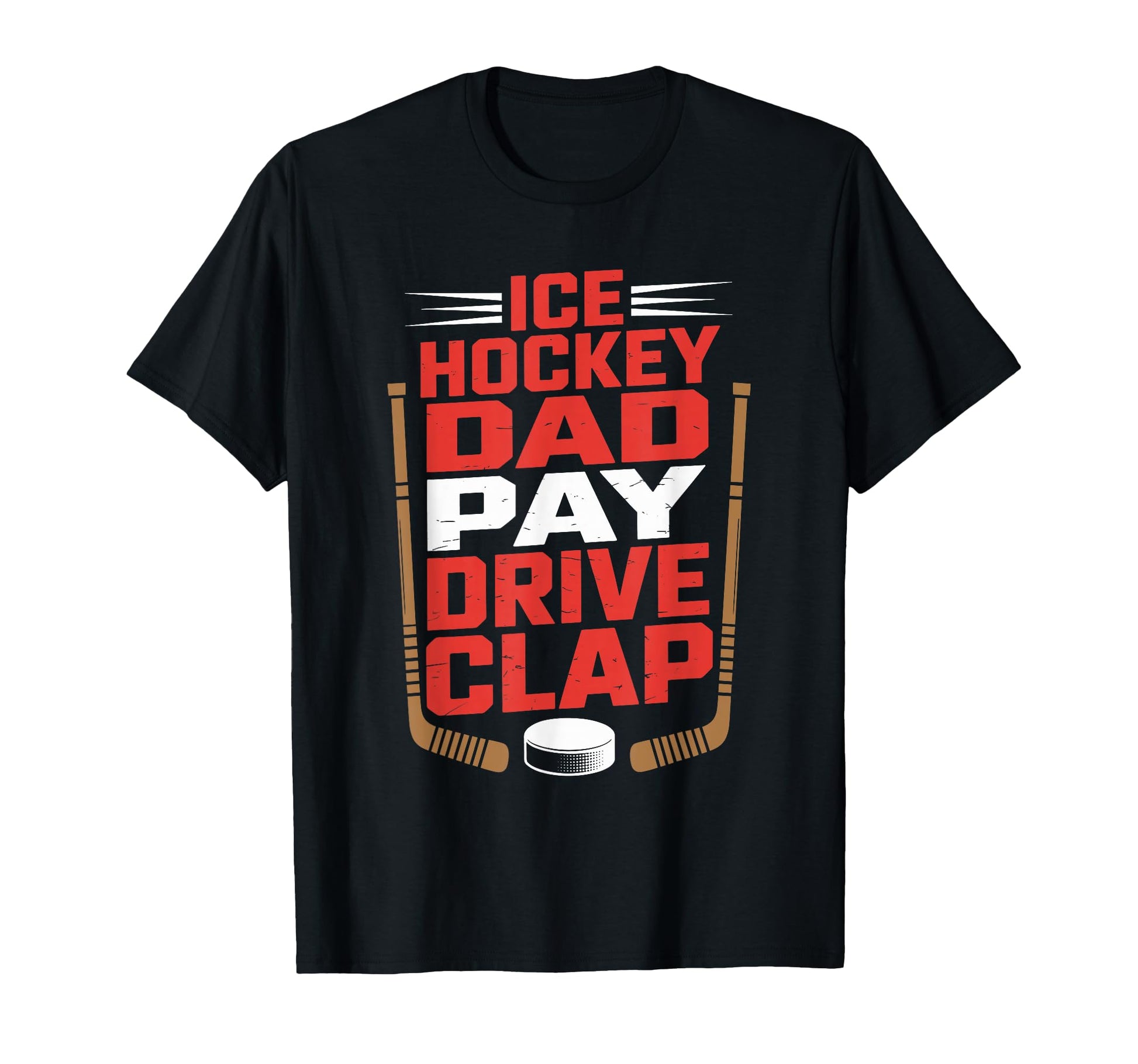 Ice Hockey Dad Gifts Accessories Sweatshirt - Custom Art Print Men Women - T-Shirt, Sweatshirt, Hoodie