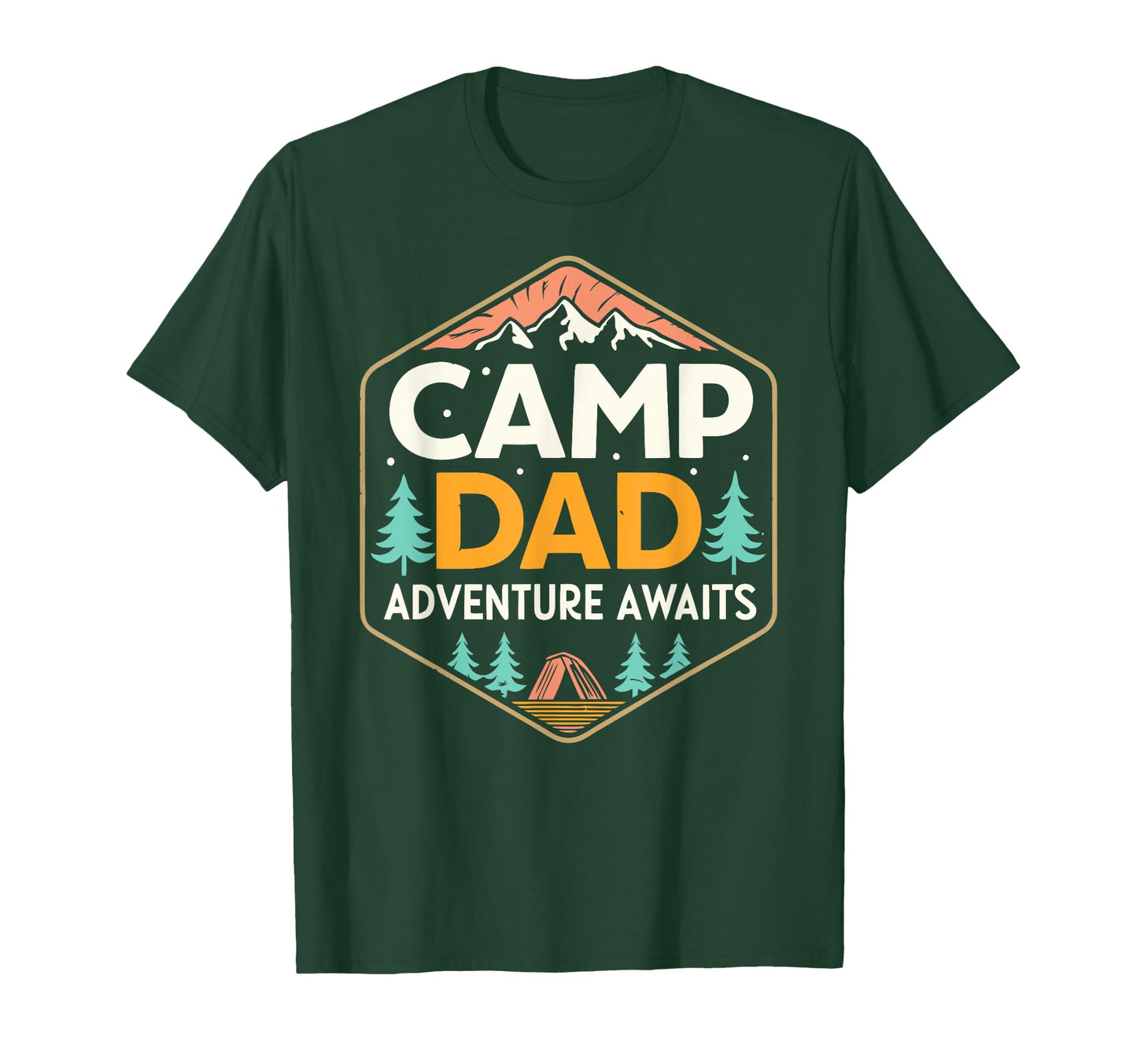 Wilderness Papa Camping Fathers Day T-Shirt - Custom Art Print for Adults - T-Shirt, Sweatshirt, Hoodie