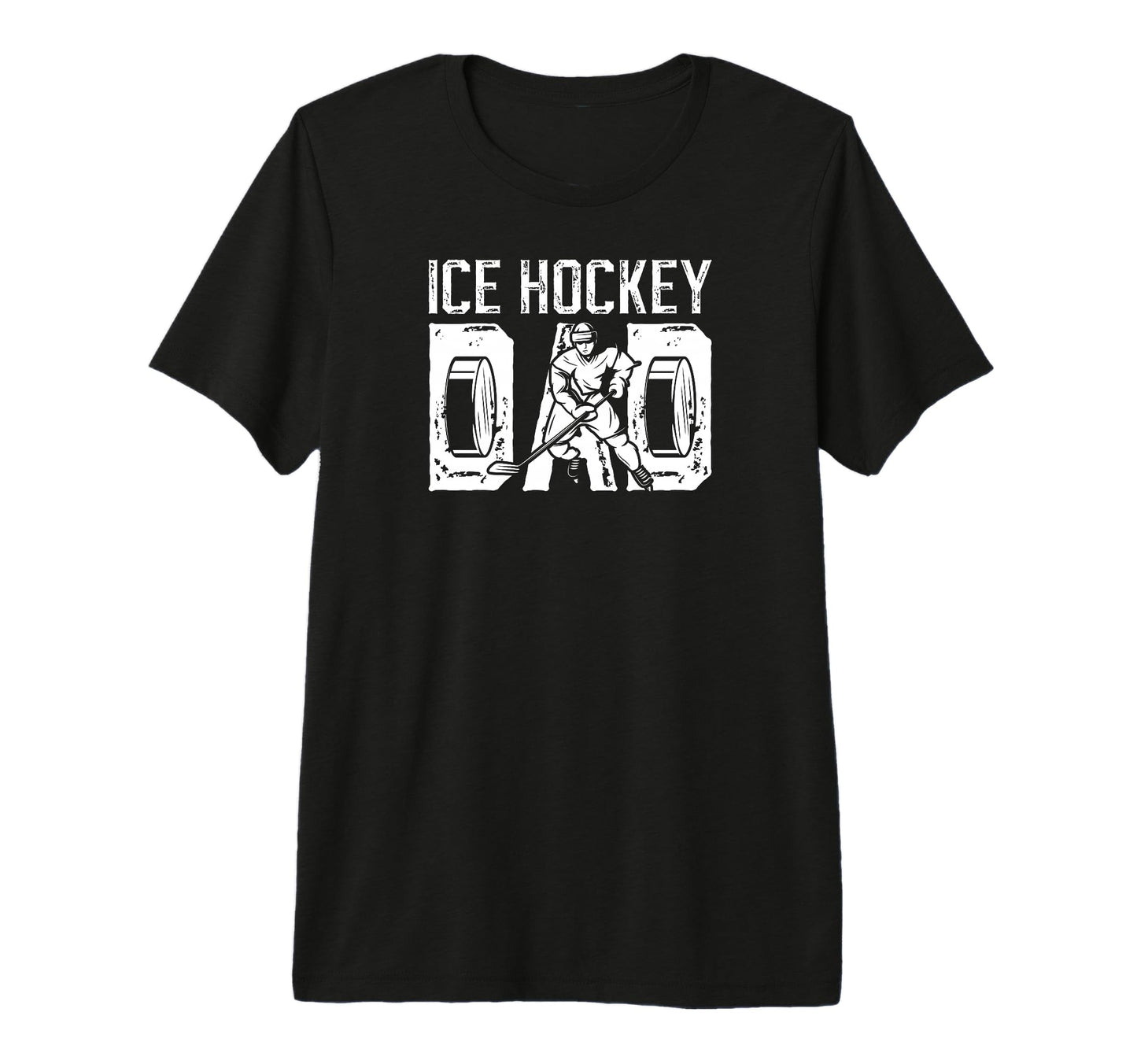 Mens Ice Hockey Dad Hockey Player Hockey T-Shirt - Novelty Apparel Unisex - T-Shirt, Sweatshirt, Hoodie