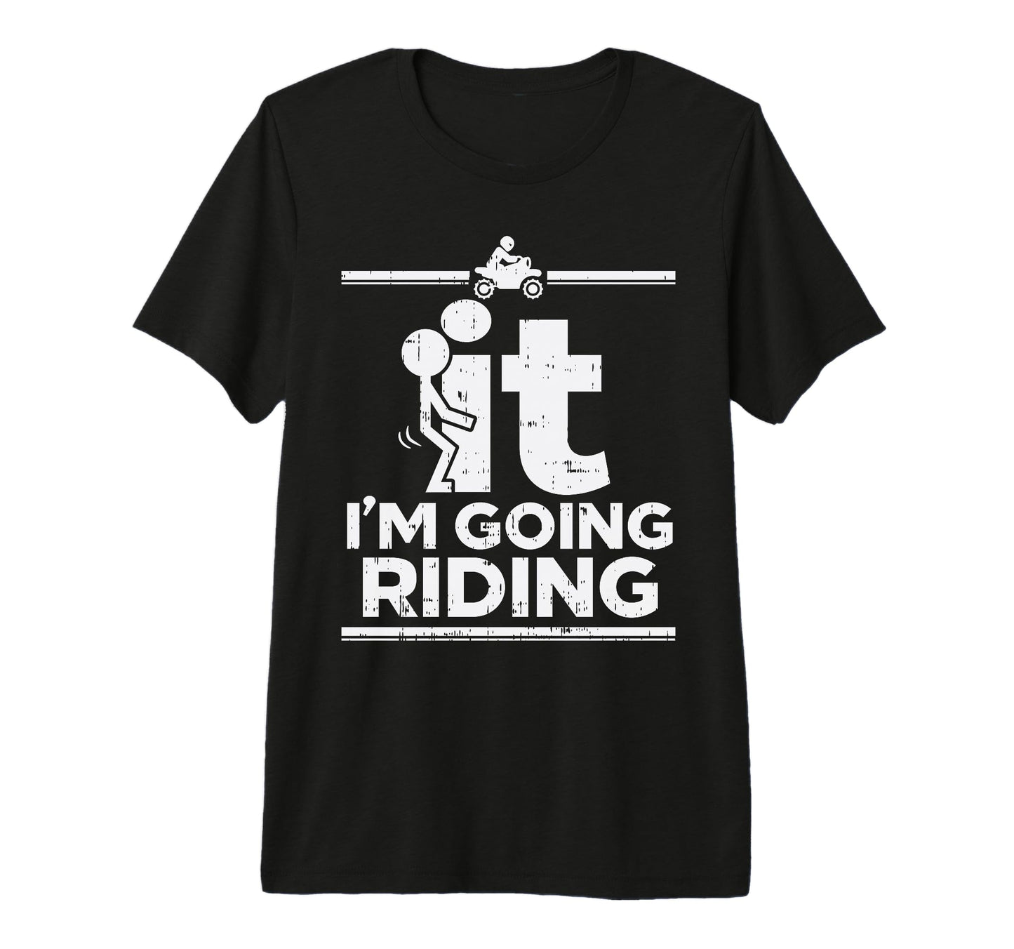 F It Im Going Riding Dirt Bike Motocross T-Shirt - Custom Art Print Unisex - T-Shirt, Sweatshirt, Hoodie