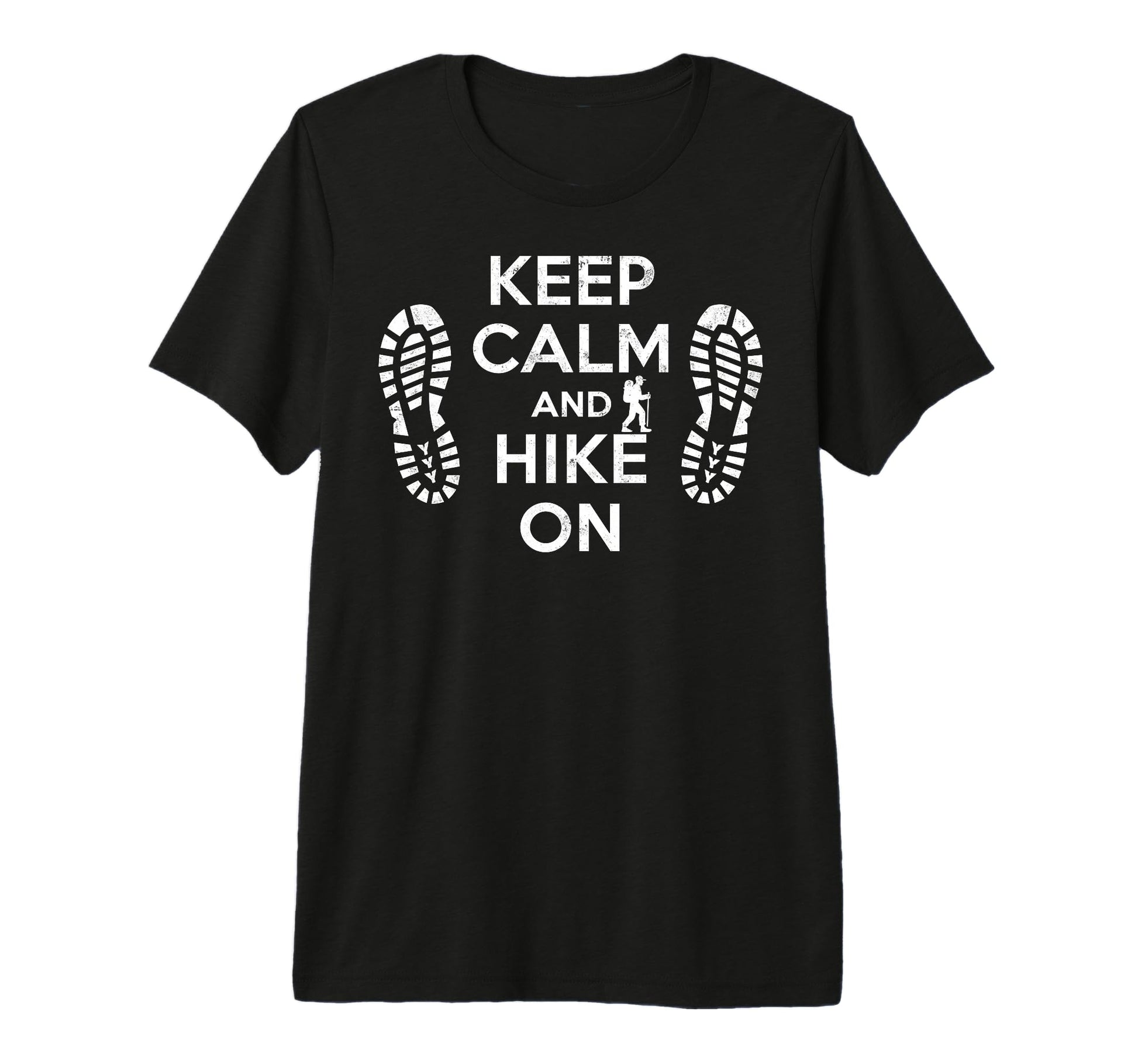Keep Calm Hike Funny Hiking Hiker T-Shirt - Graphic Print for Adults - T-Shirt, Sweatshirt, Hoodie