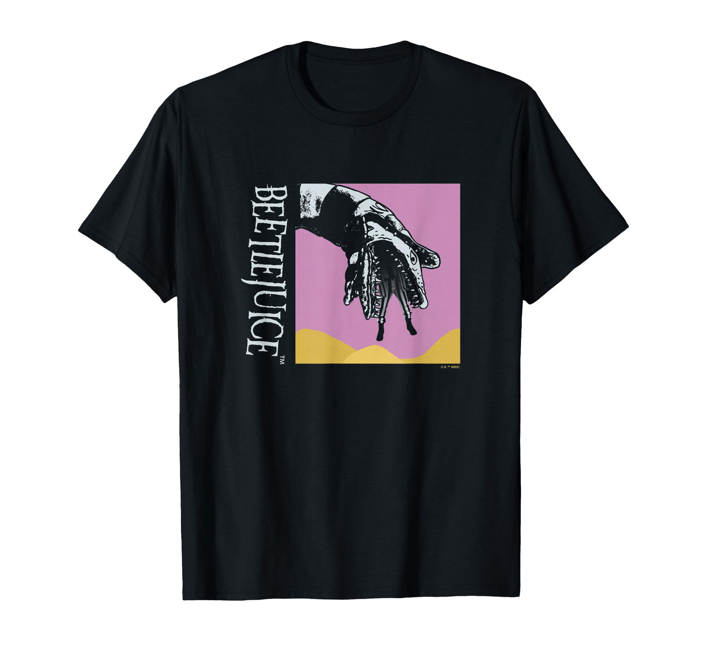 Beetlejuice Sandworm Neon Pop Portrait T-Shirt - Trendy Graphic for Adults - T-Shirt, Sweatshirt, Hoodie