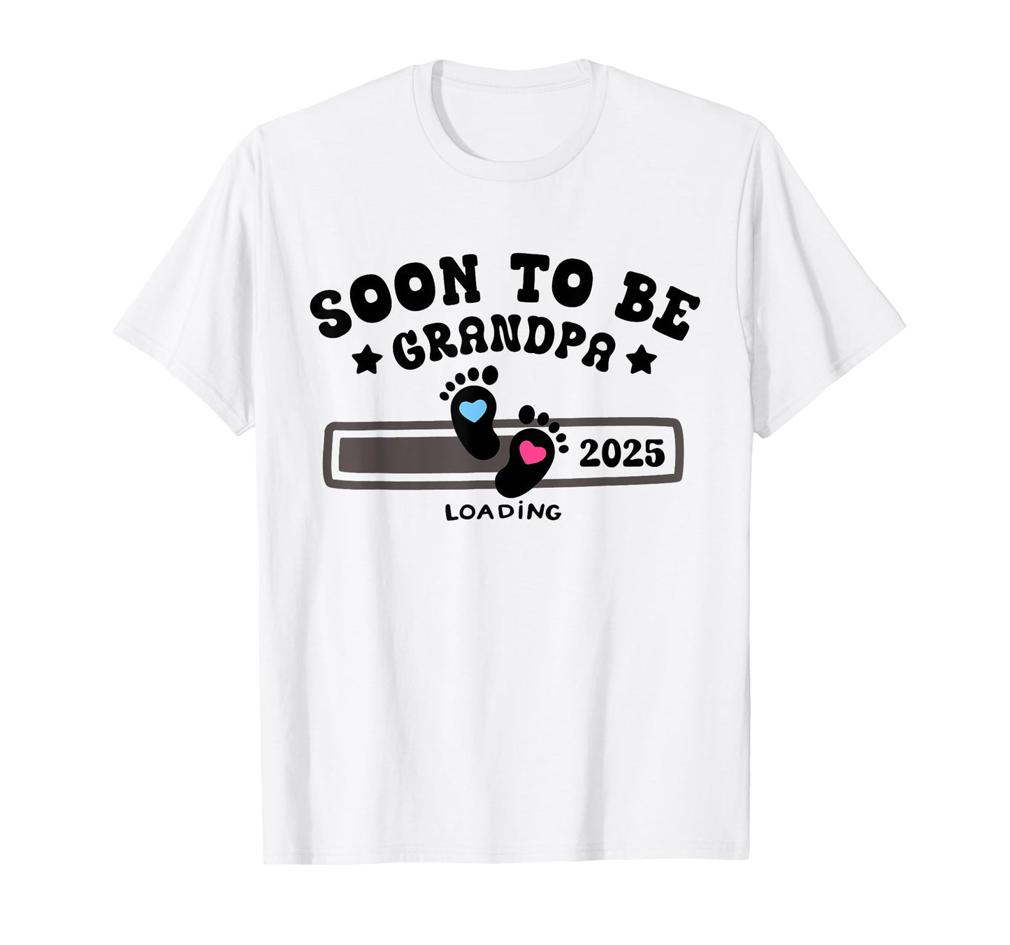 Soon To Be Grandpa Loading Promoted T-Shirt - Minimalist Print Men Women - T-Shirt, Sweatshirt, Hoodie
