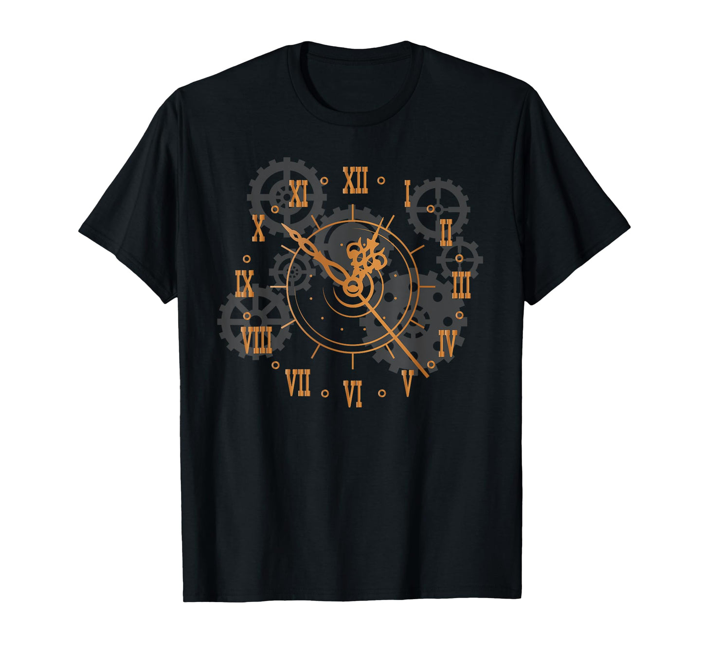 Steampunk Clock Gears Steampunk T-Shirt - Graphic Print Unisex - T-Shirt, Sweatshirt, Hoodie