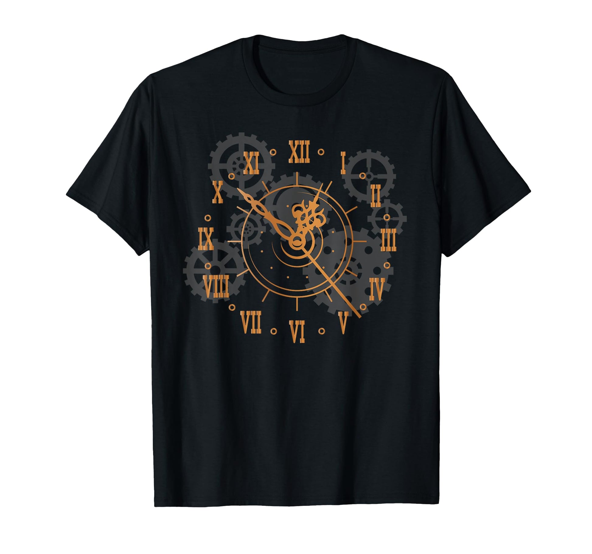Steampunk Clock Gears Steampunk T-Shirt - Graphic Print Unisex - T-Shirt, Sweatshirt, Hoodie