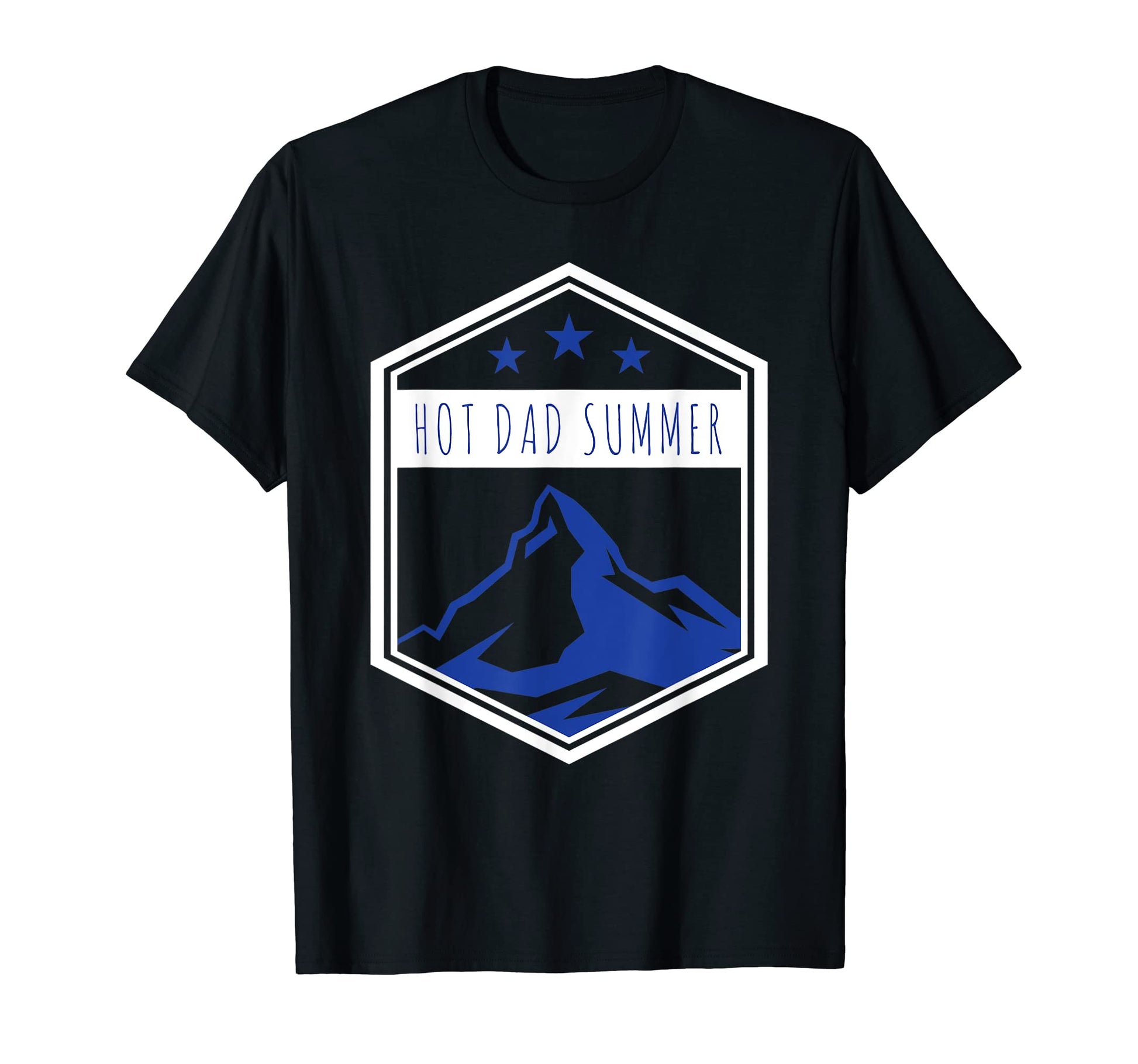 Mens Hot Dad Summer Hiking Lover T-Shirt - Minimalist Print for Adults - T-Shirt, Sweatshirt, Hoodie