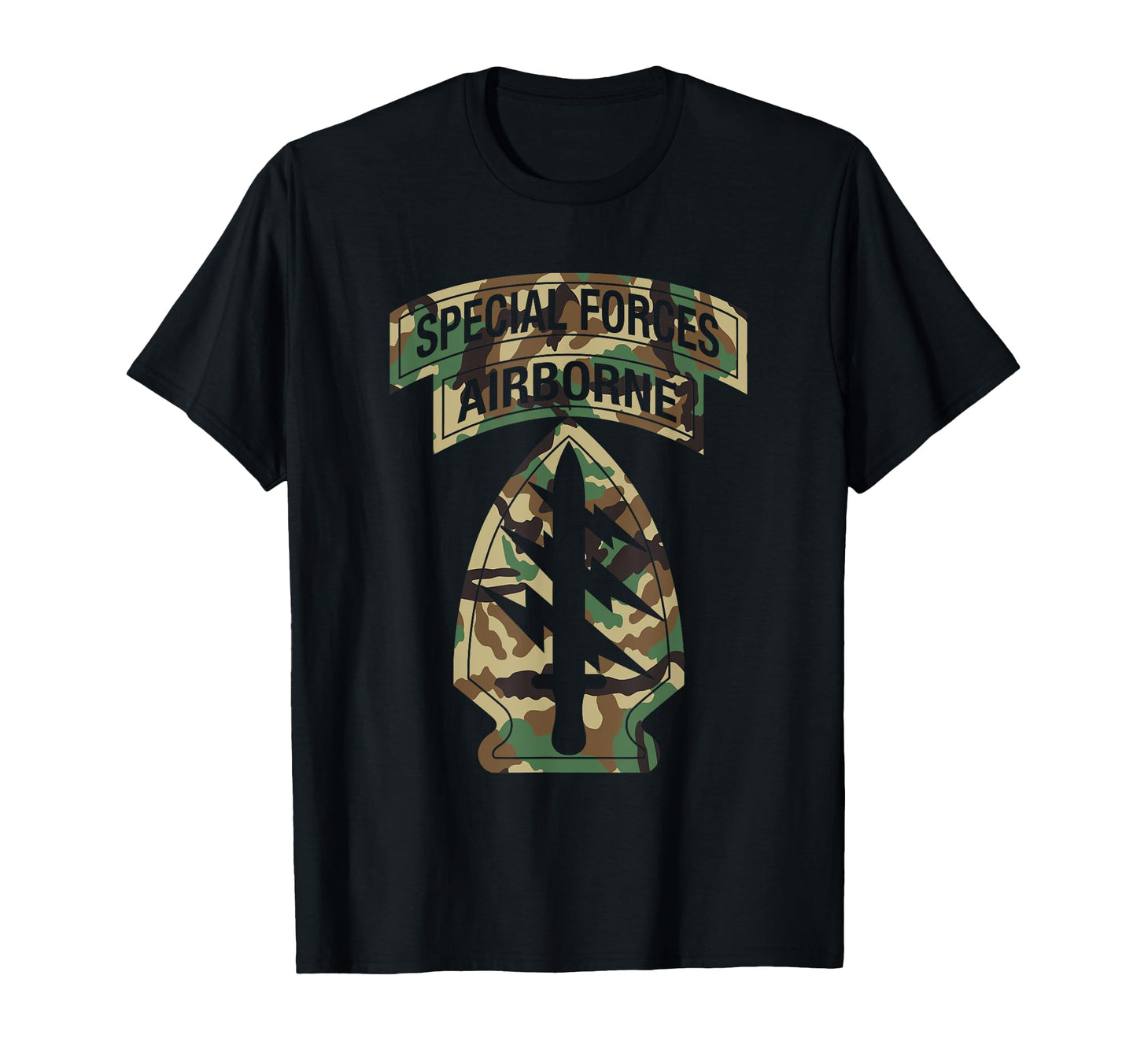 Us Special Forces Sf Green Beret Patch T-Shirt - Aesthetic Graphic Unisex - T-Shirt, Sweatshirt, Hoodie