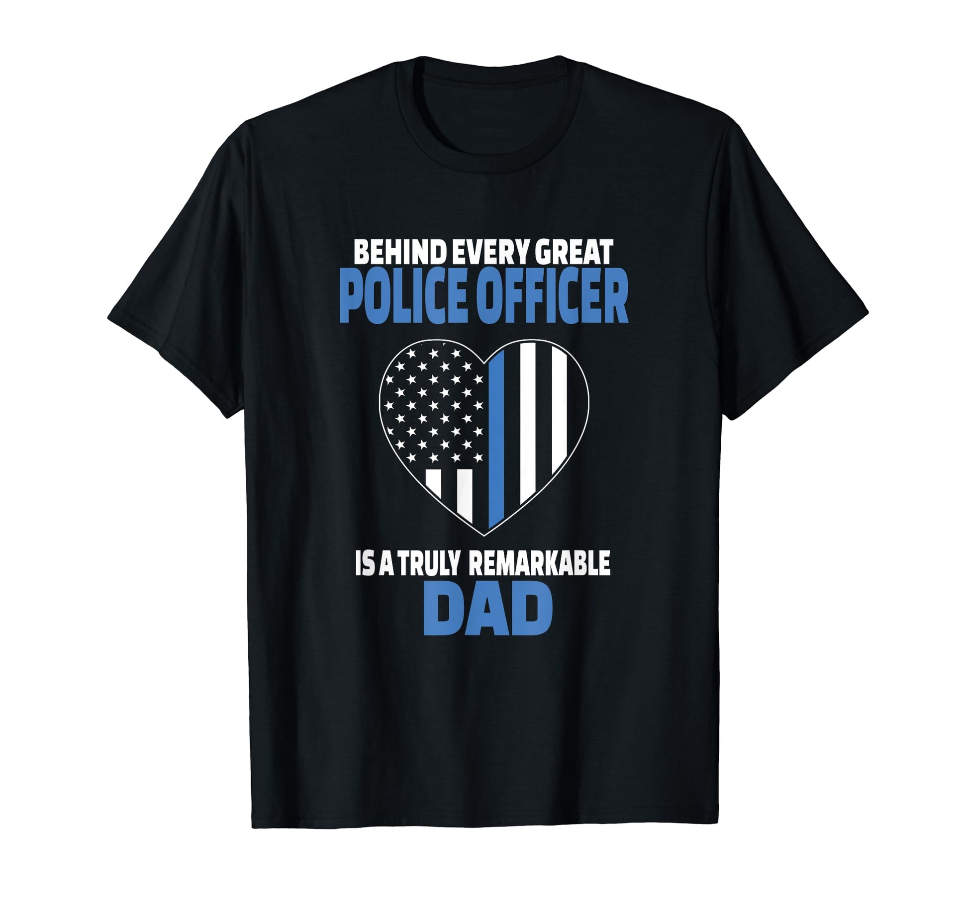 Police Officer Law Enforcement Flag Hoodie - Novelty Apparel Men Women - T-Shirt, Sweatshirt, Hoodie