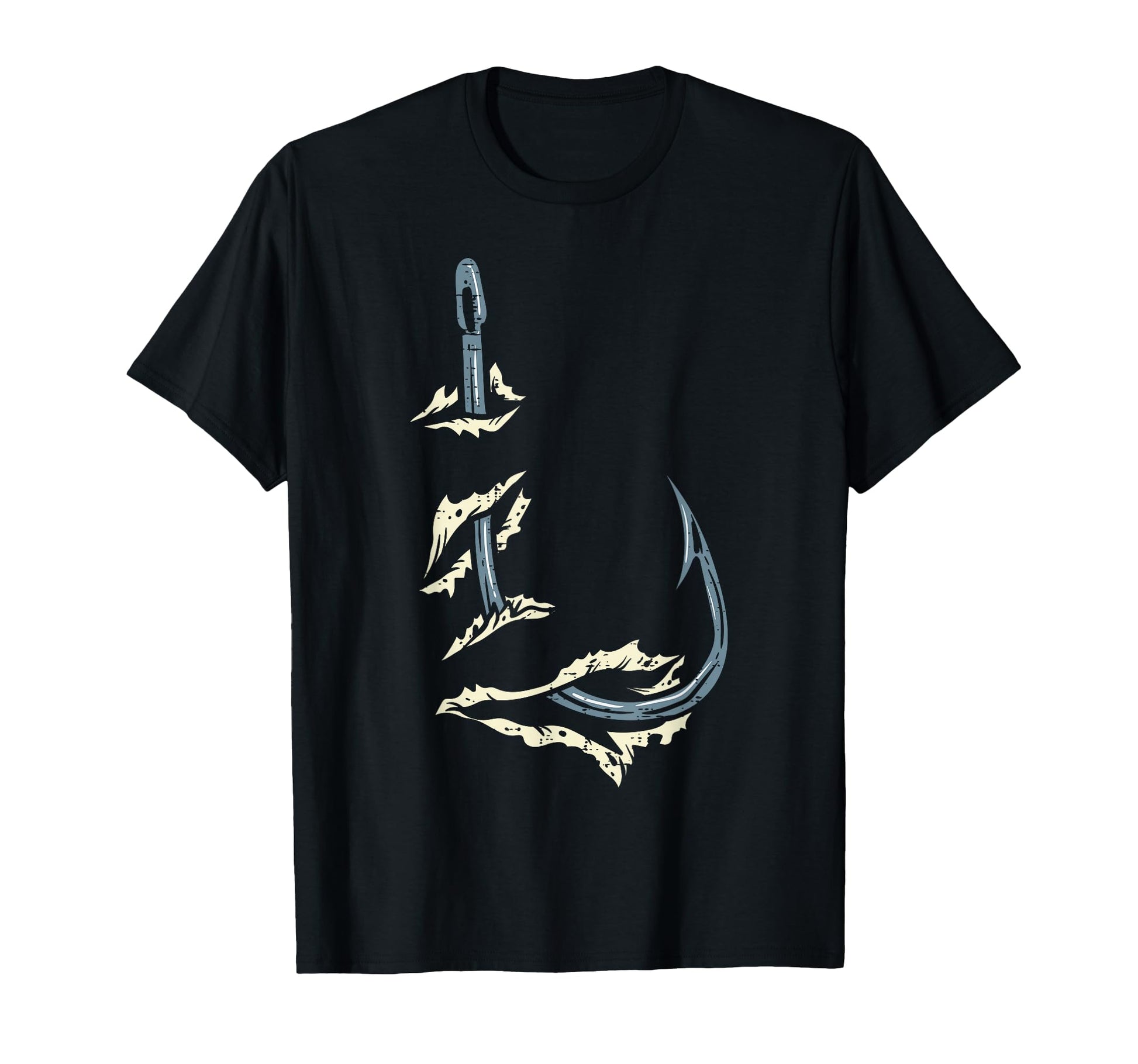 Fish Hook Fishing Fisher Fisherman T-Shirt - Streetwear Style Unisex - T-Shirt, Sweatshirt, Hoodie