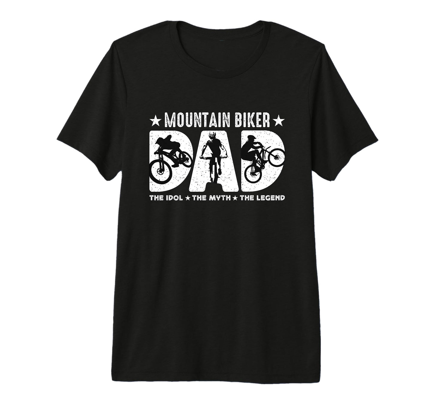 Mountain Biker Dad Idol Off Road Cycling T-Shirt - Minimalist Print Unisex - T-Shirt, Sweatshirt, Hoodie